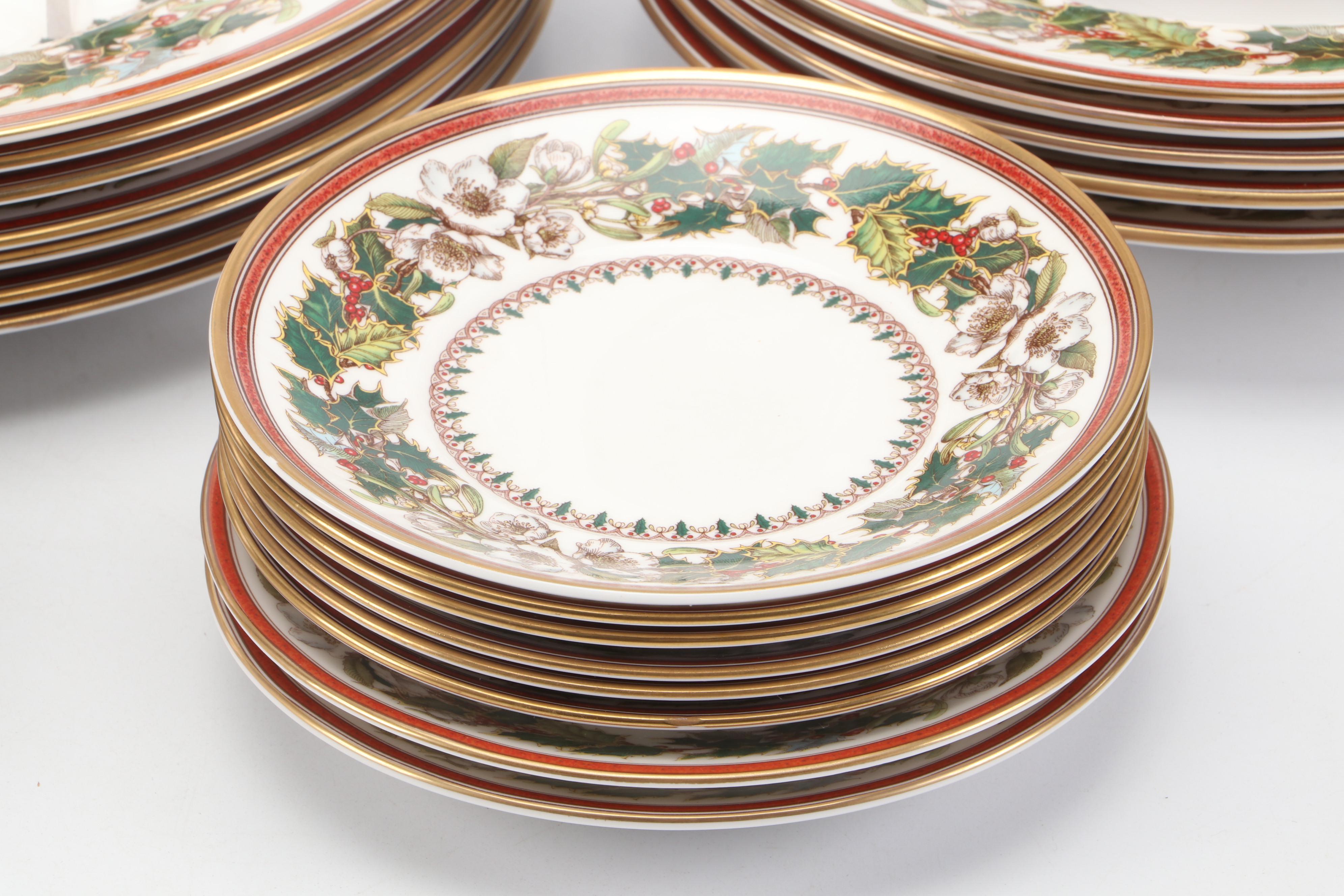 Spode "Christmas Rose" Bone China Dinnerware, 1991-2015