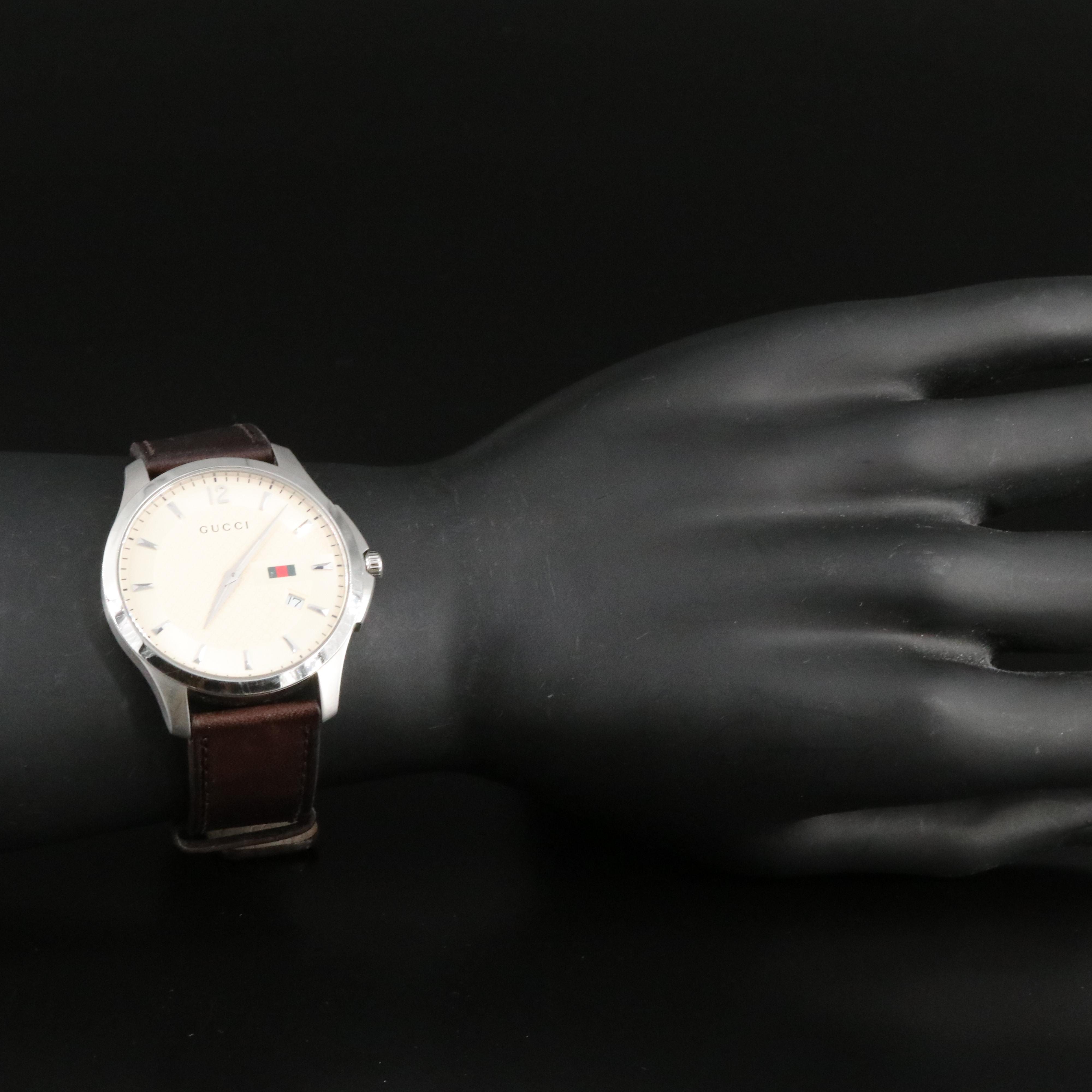 Gucci G-Timeless ref. 126.3 Steel Quartz Watch