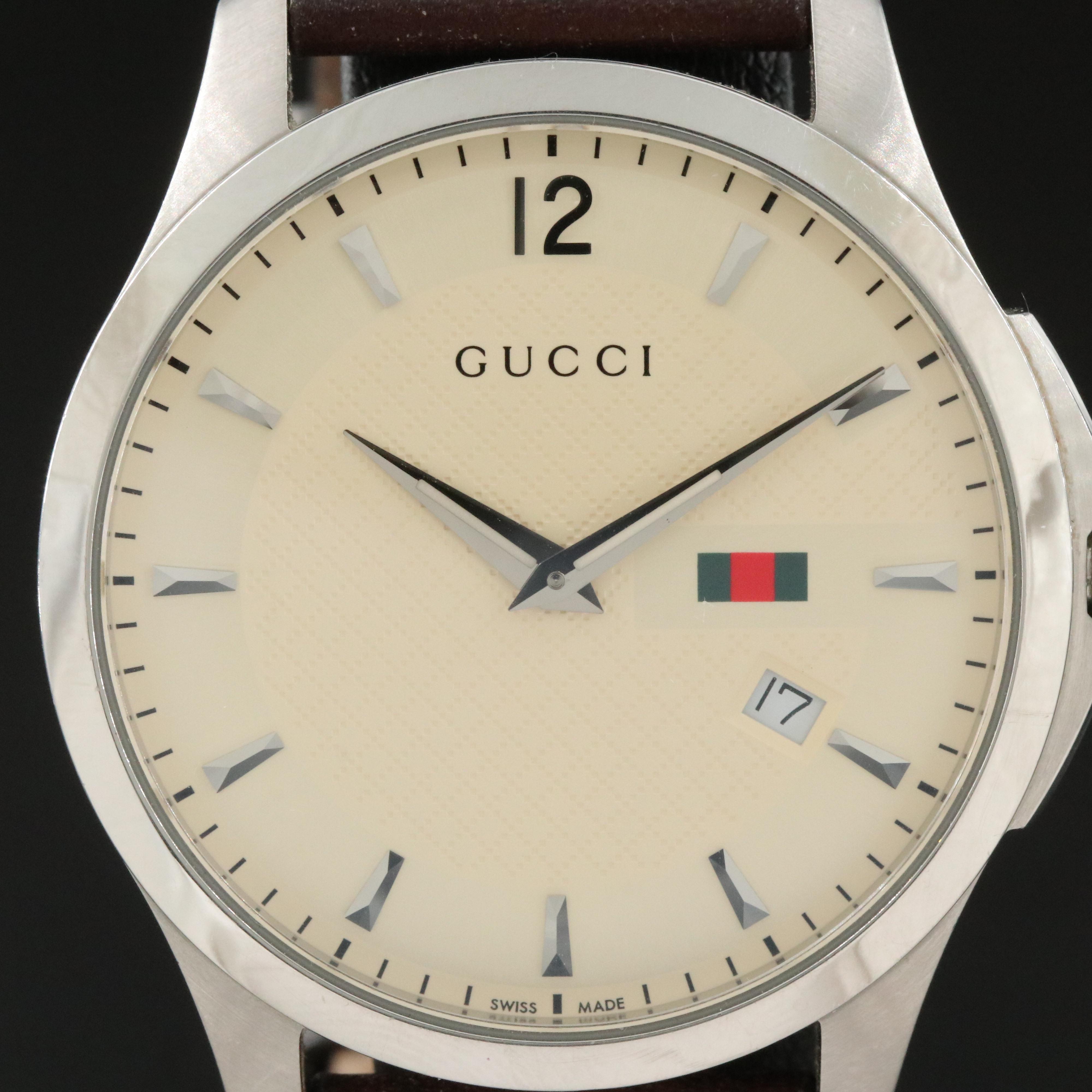 Gucci G-Timeless ref. 126.3 Steel Quartz Watch