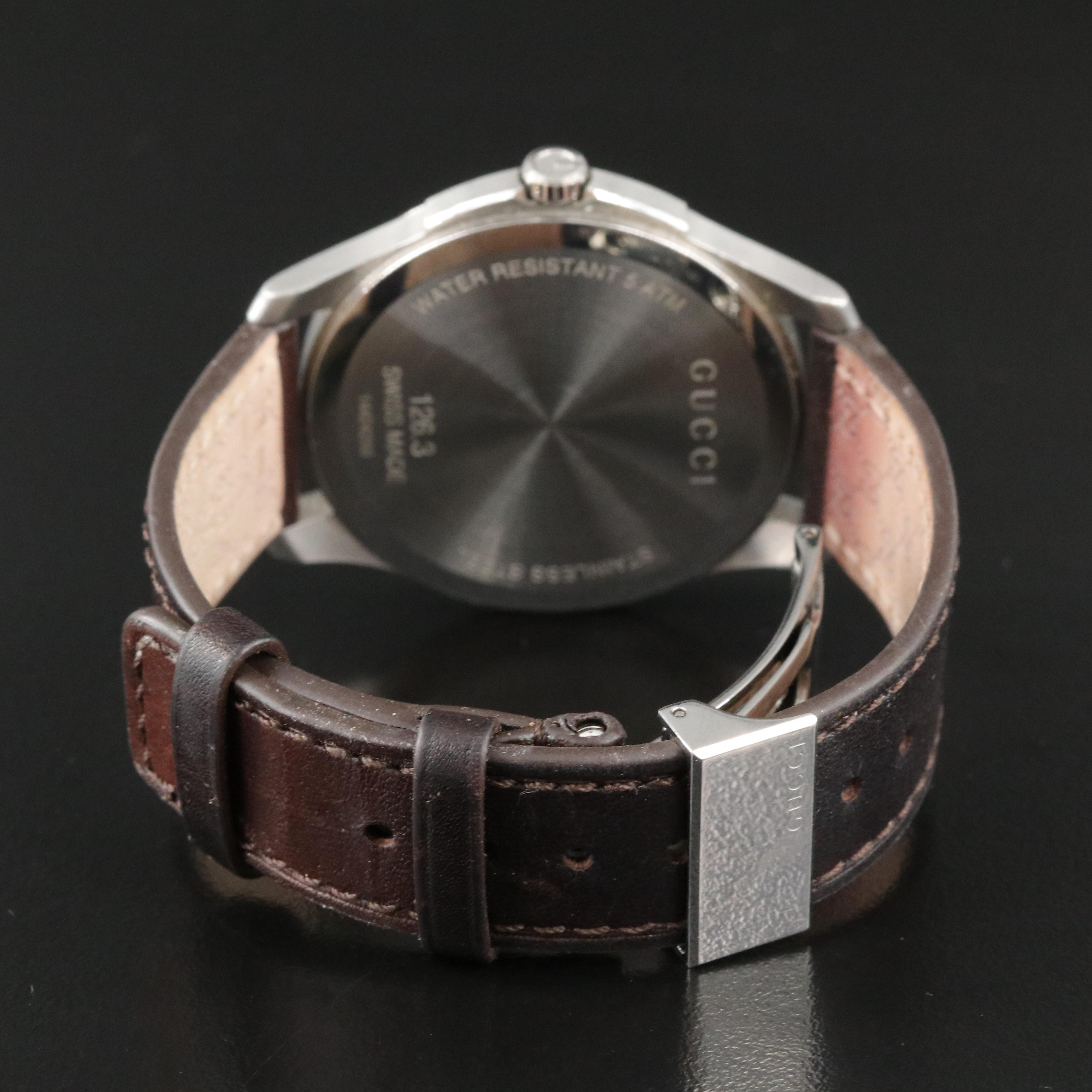 Gucci G-Timeless ref. 126.3 Steel Quartz Watch