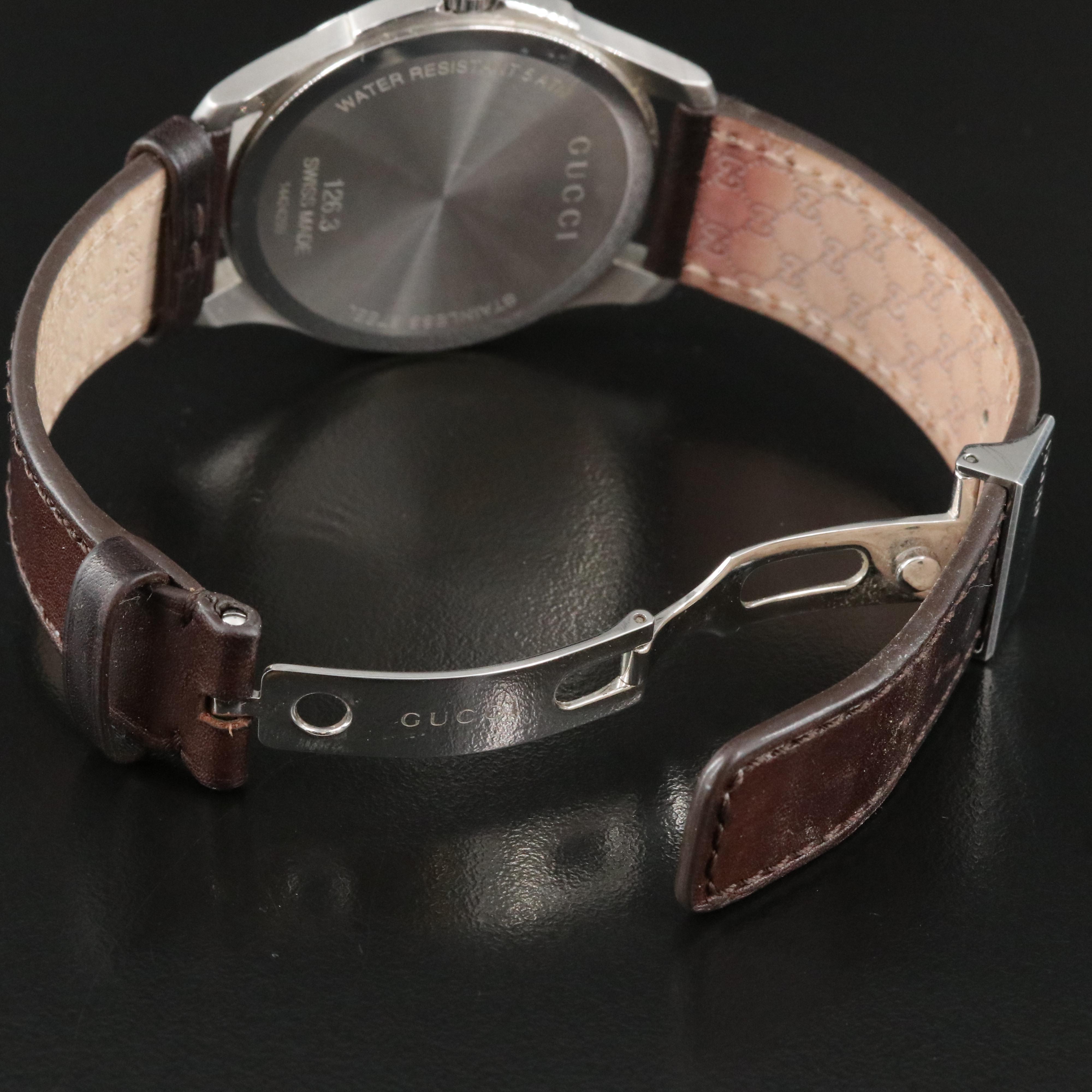 Gucci G-Timeless ref. 126.3 Steel Quartz Watch