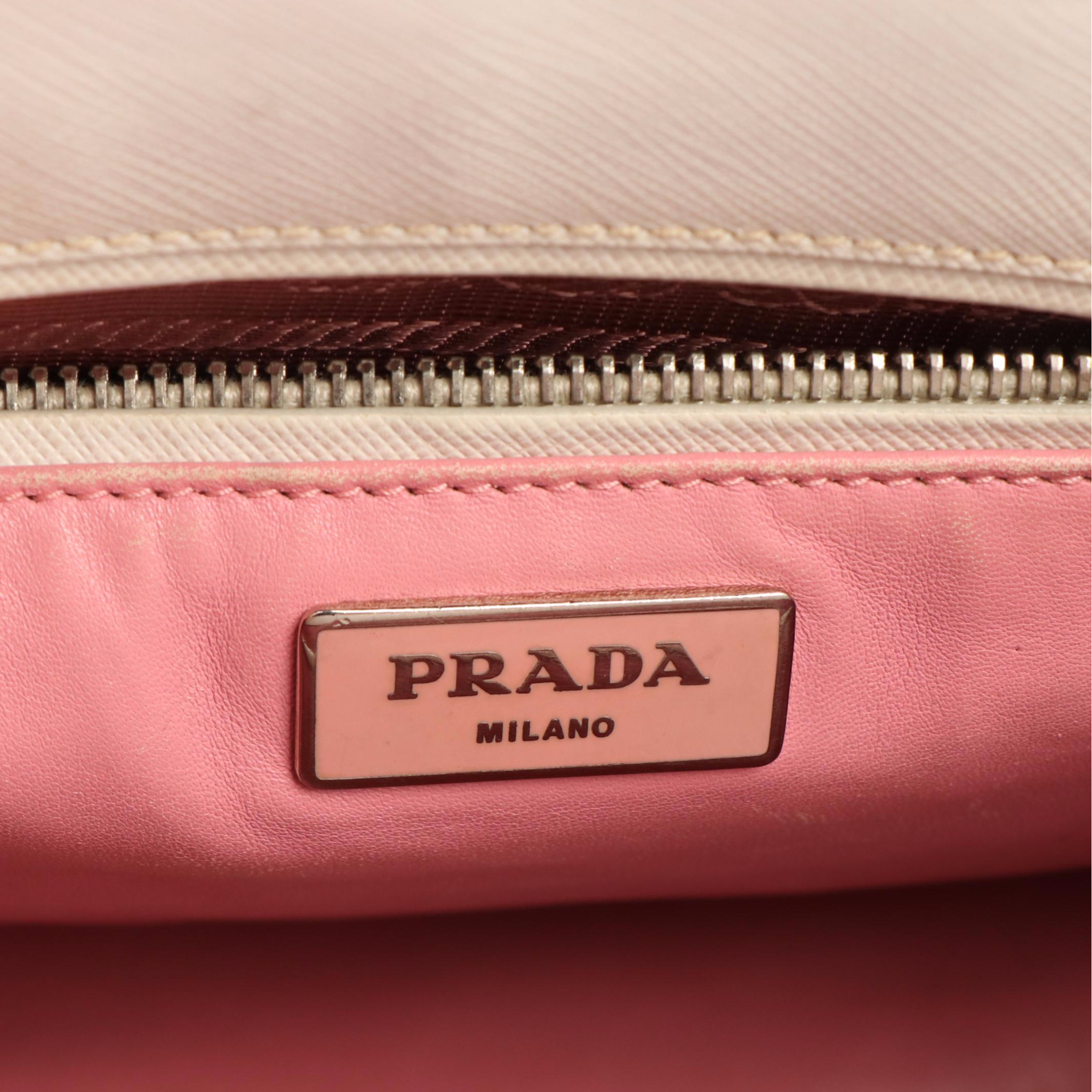 Prada Galleria Double Zip Saffiano Leather Tote Bag
