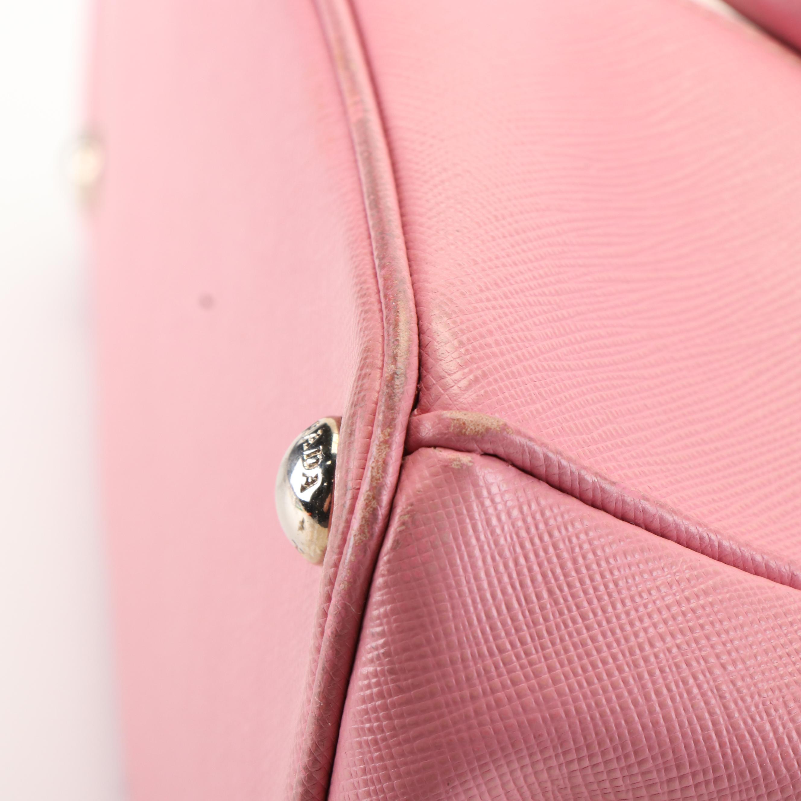 Prada Galleria Double Zip Saffiano Leather Tote Bag