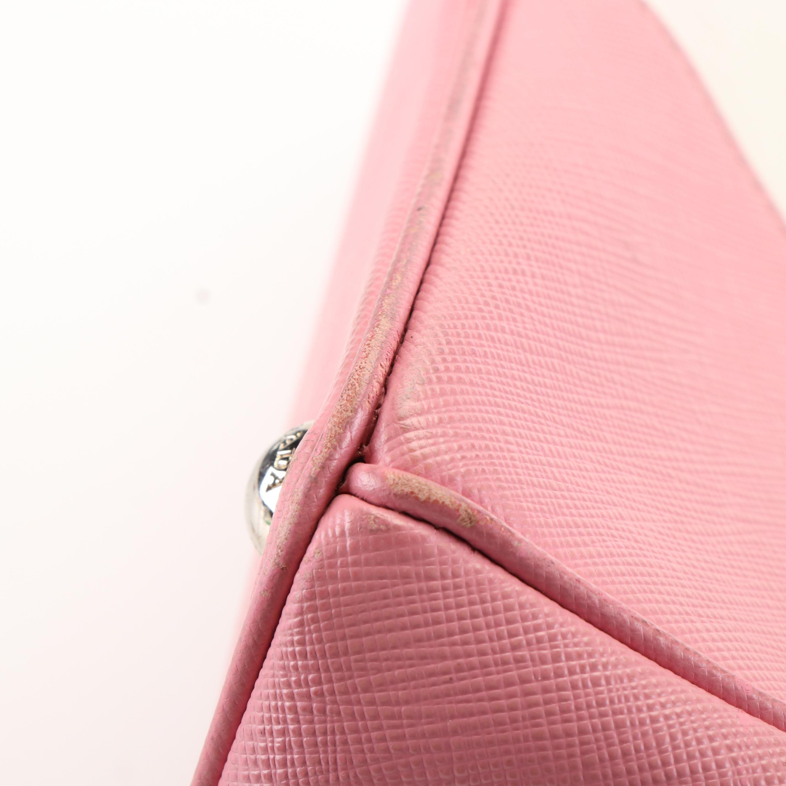 Prada Galleria Double Zip Saffiano Leather Tote Bag