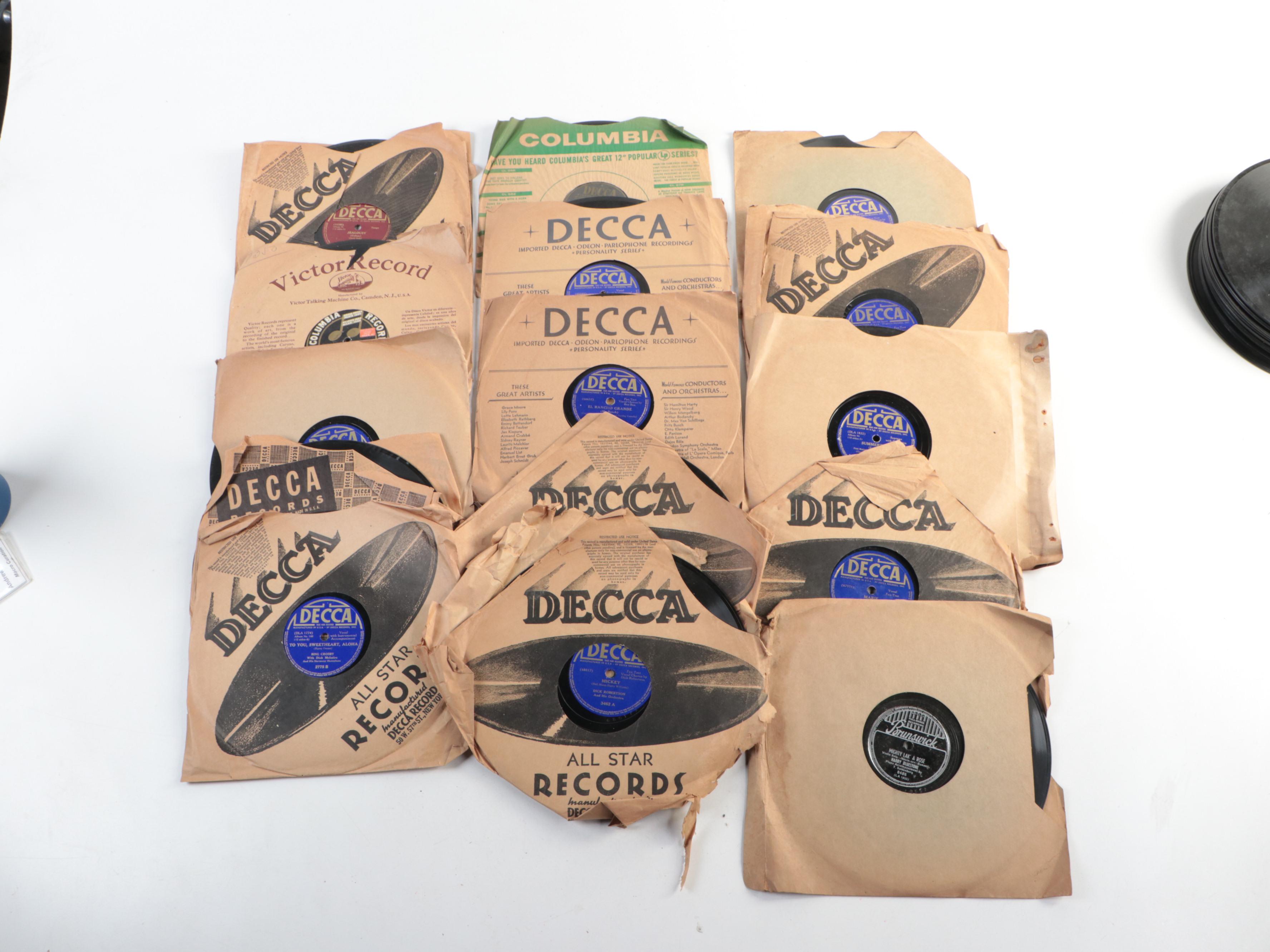 Bing Crosby, Nat King Cole, and Other Pop Singles Records