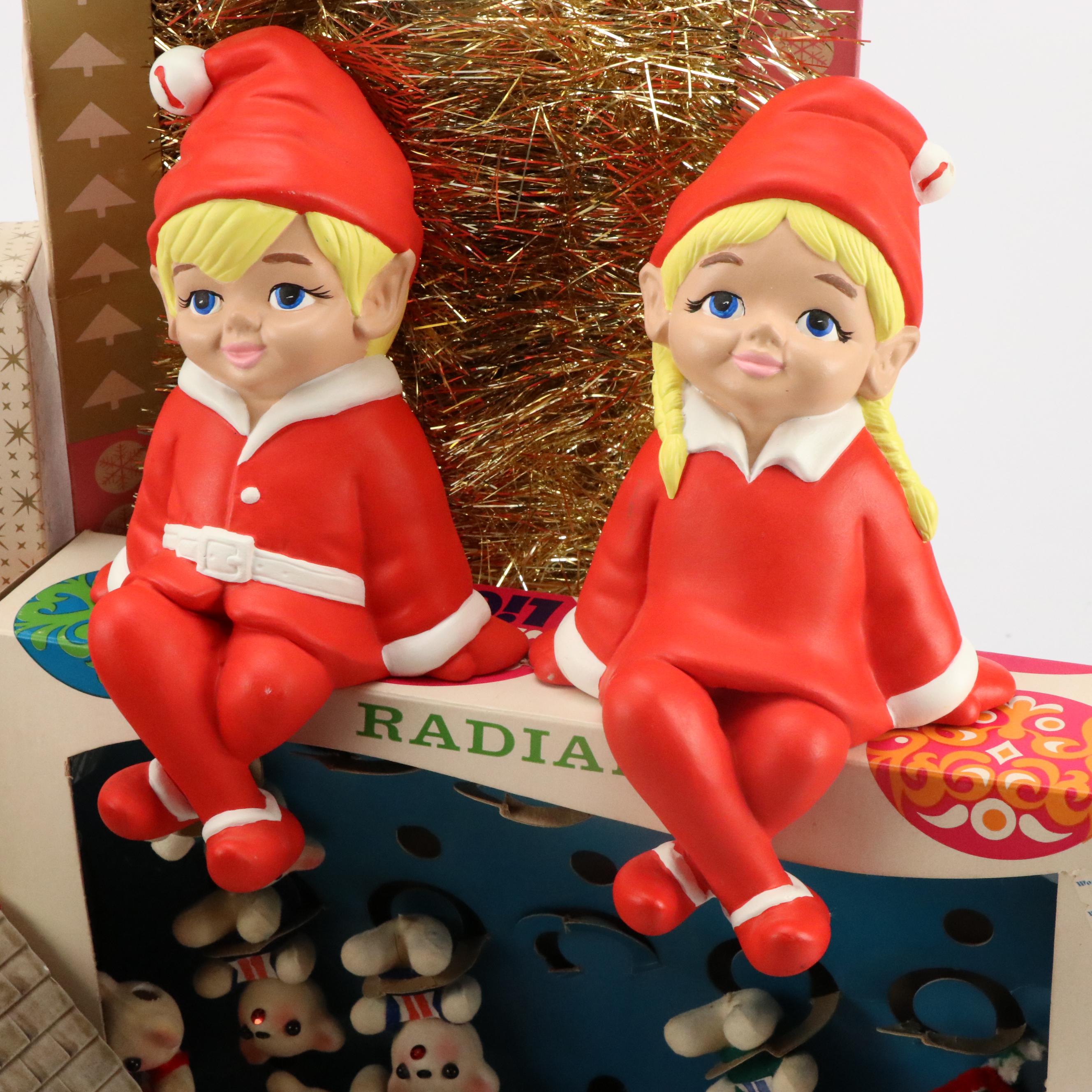 Electric Tree Top Star, Teddy Bear String Lights, Vintage Shelf Elves and More