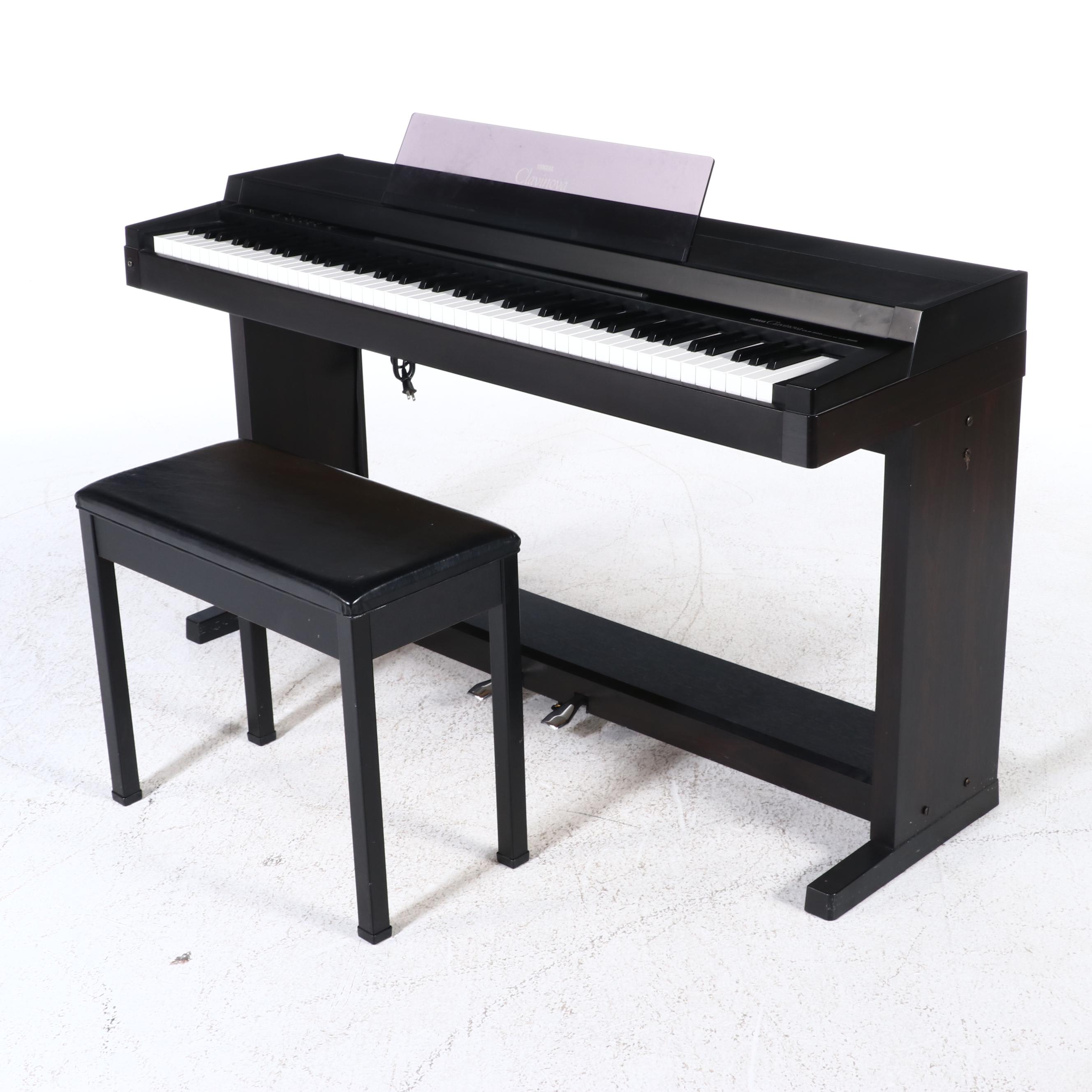 Yamaha Clavinova CLP-300 Keyboard, Integrated Stand and Matching Stool