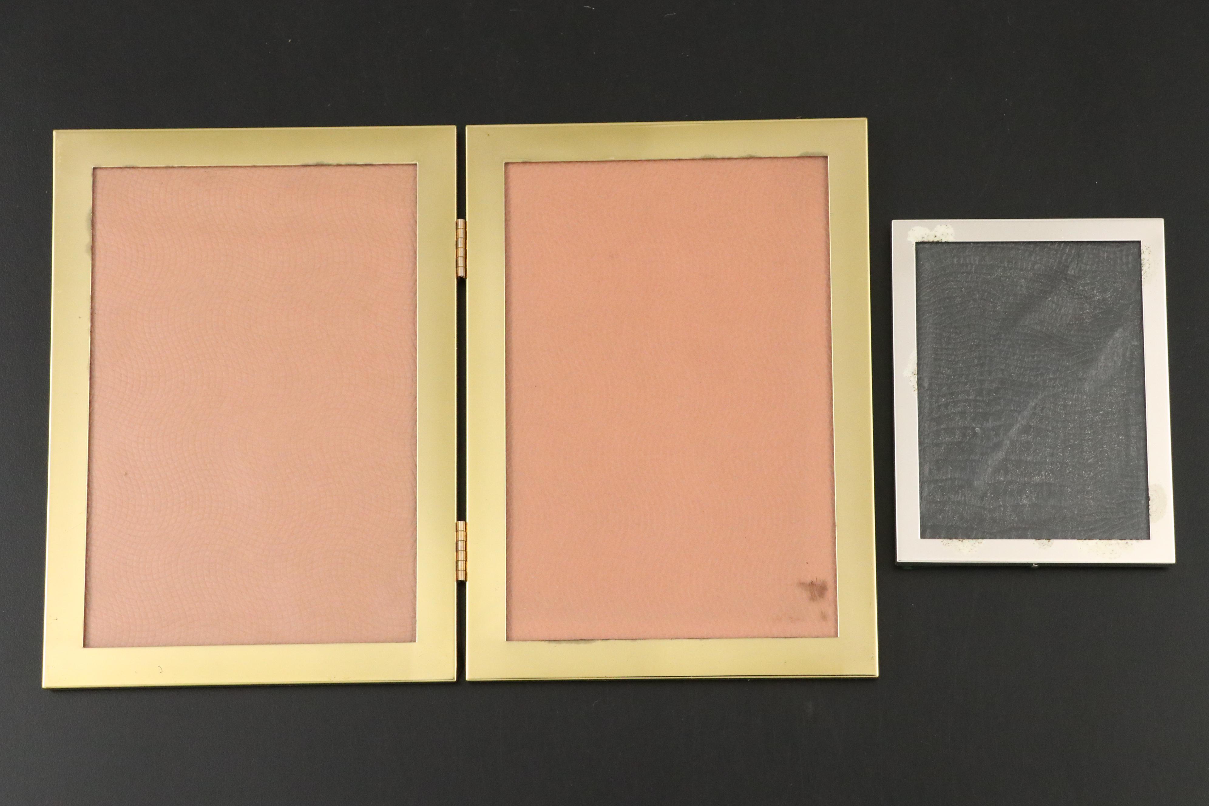 Crescent Silver Plate with Other Boxes and Frames, Mid to Late 20th Century