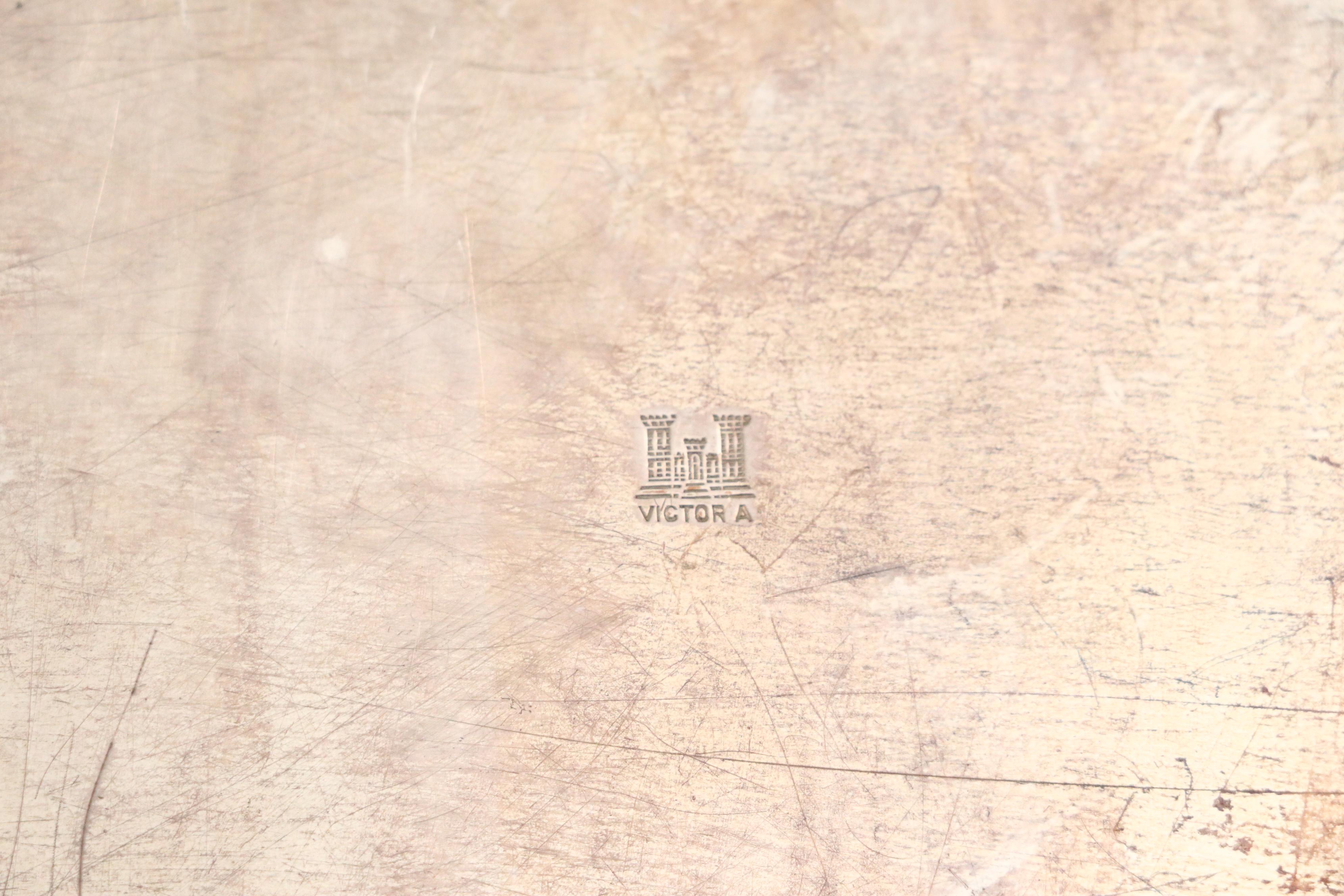 Crescent Silver Plate with Other Boxes and Frames, Mid to Late 20th Century