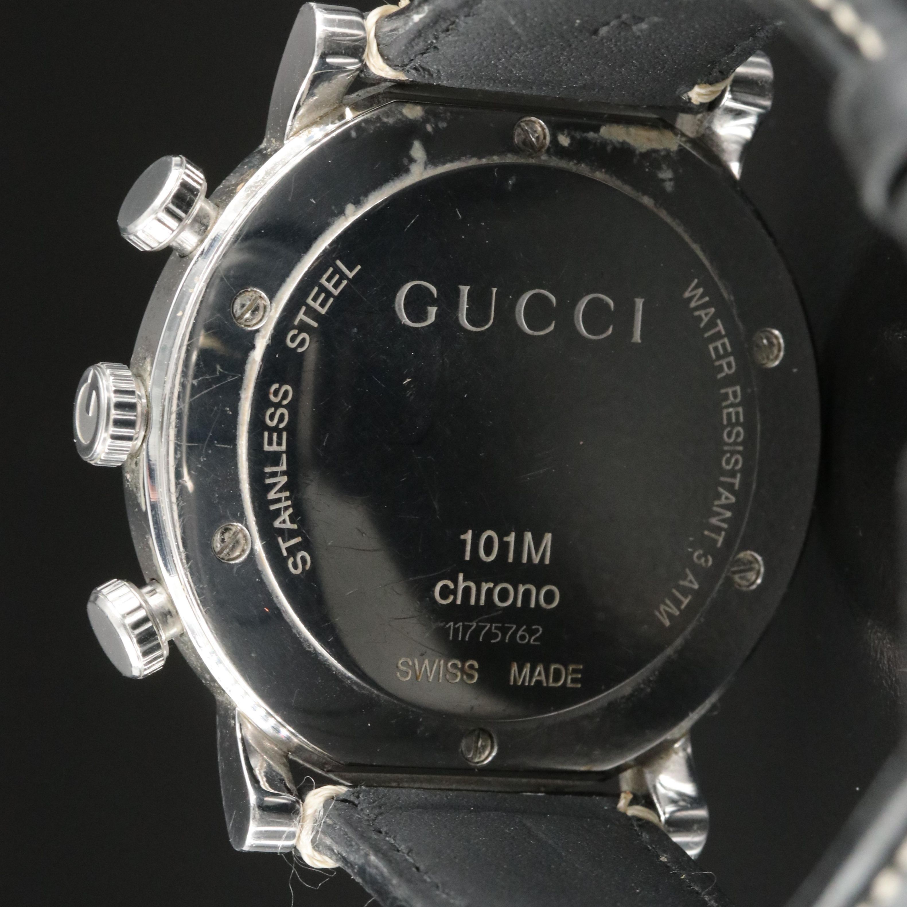 Gucci Chronscope ref. 101M Steel Quartz Watch