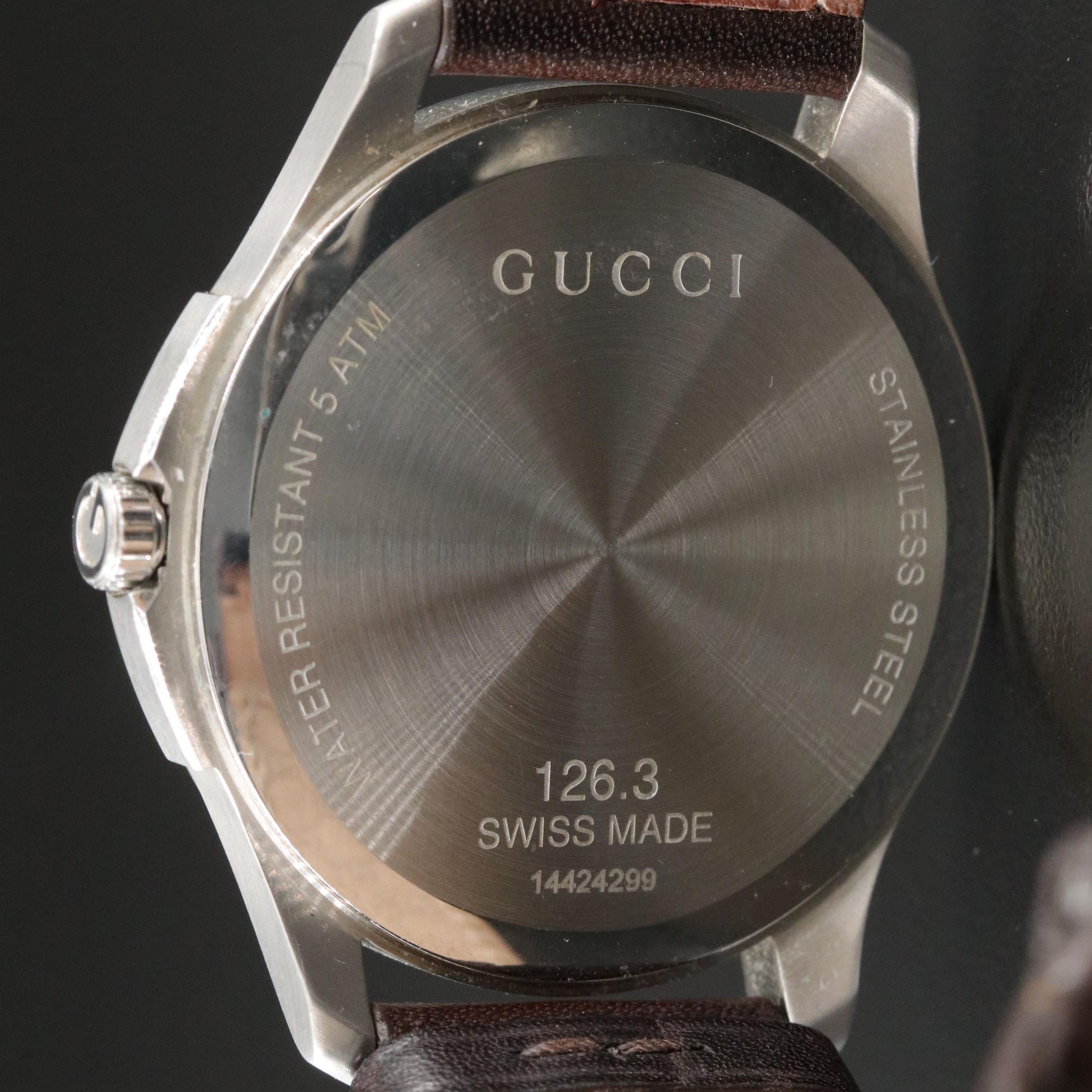 Gucci G-Timeless ref. 126.3 Steel Quartz Watch