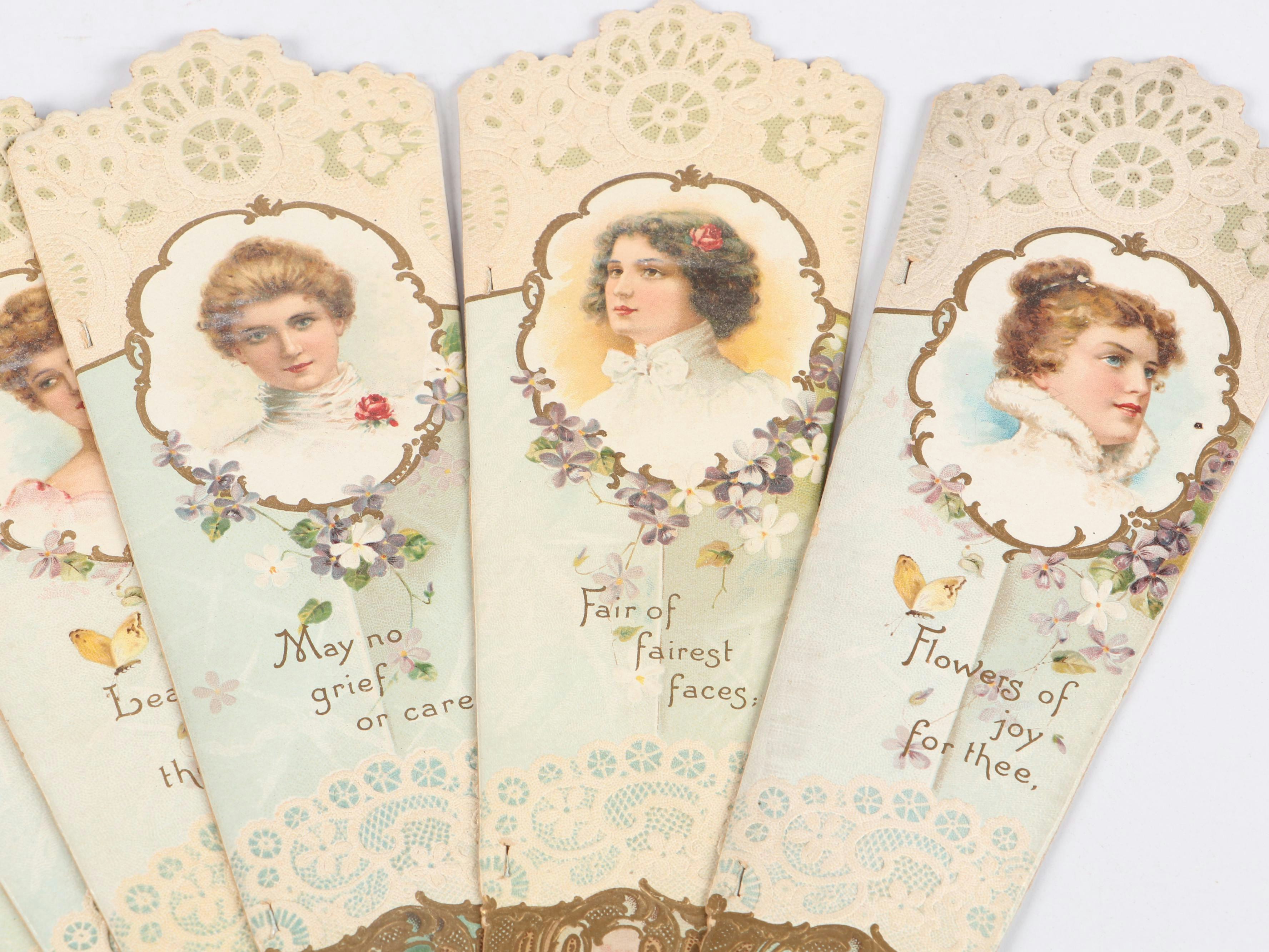 Reprint "Golden Dreams" Marilyn Monroe Calendar and Raphael Tuck Fan