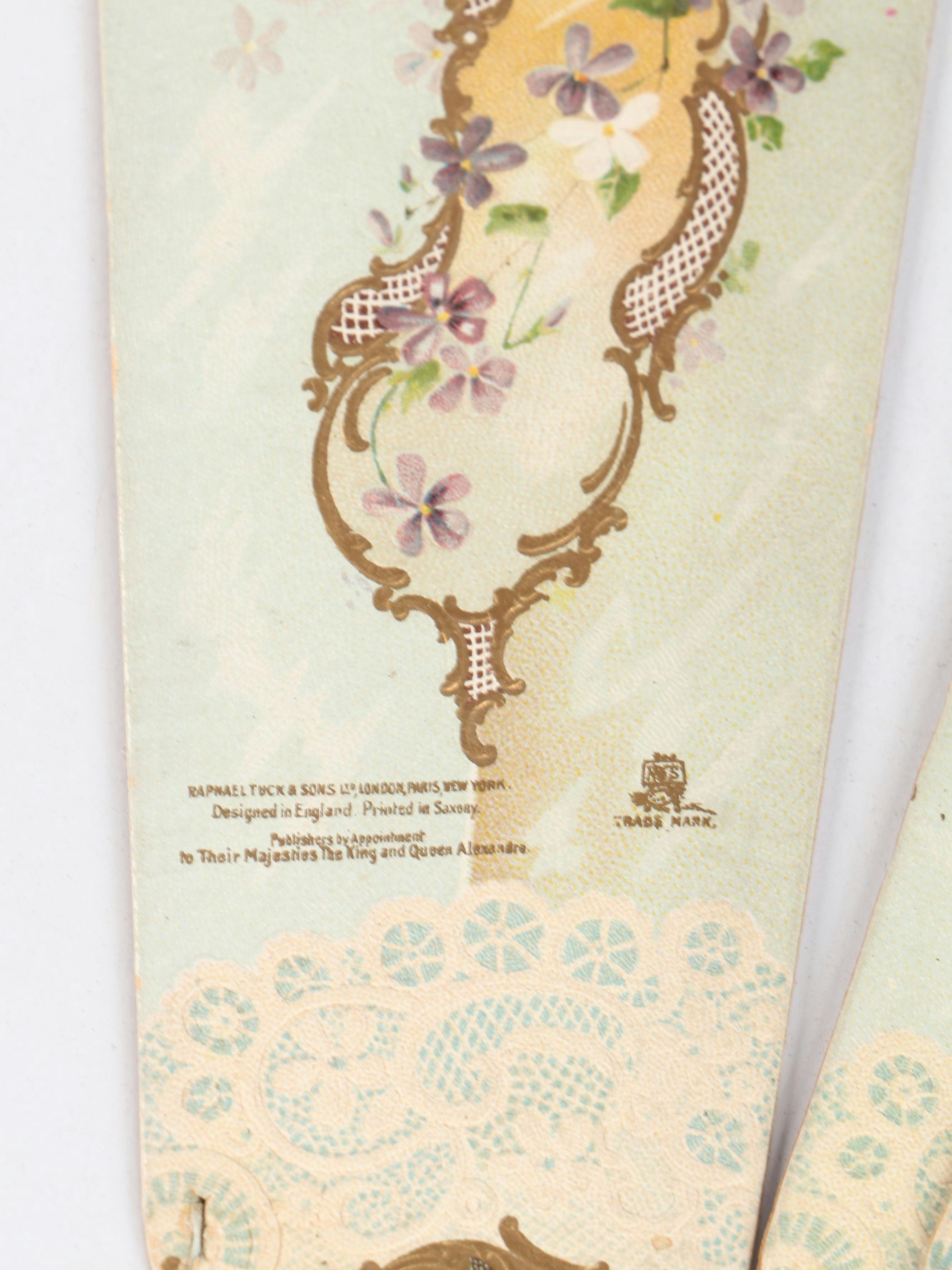 Reprint "Golden Dreams" Marilyn Monroe Calendar and Raphael Tuck Fan