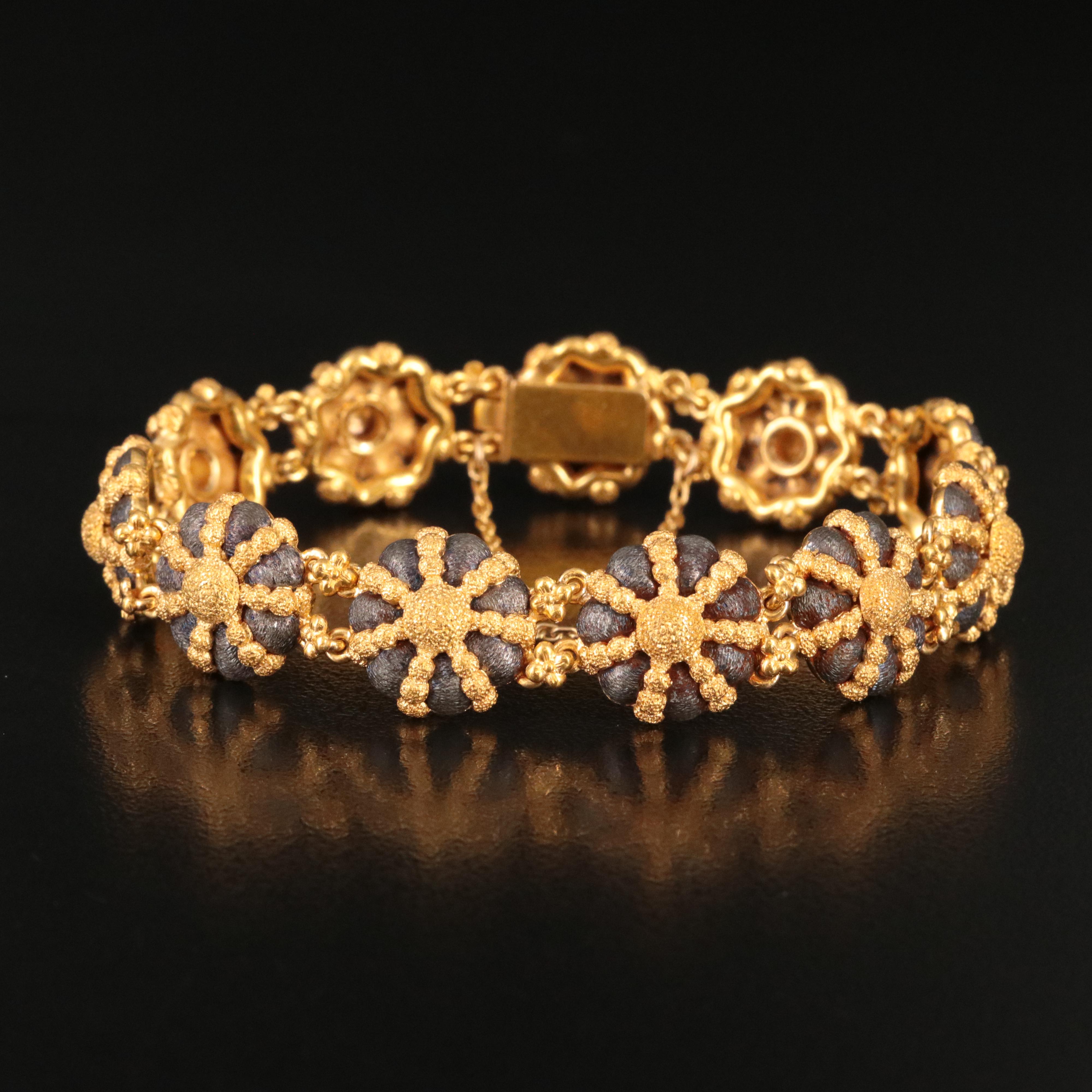 Tiffany & Co. 18K Panel Bracelet, Vintage
