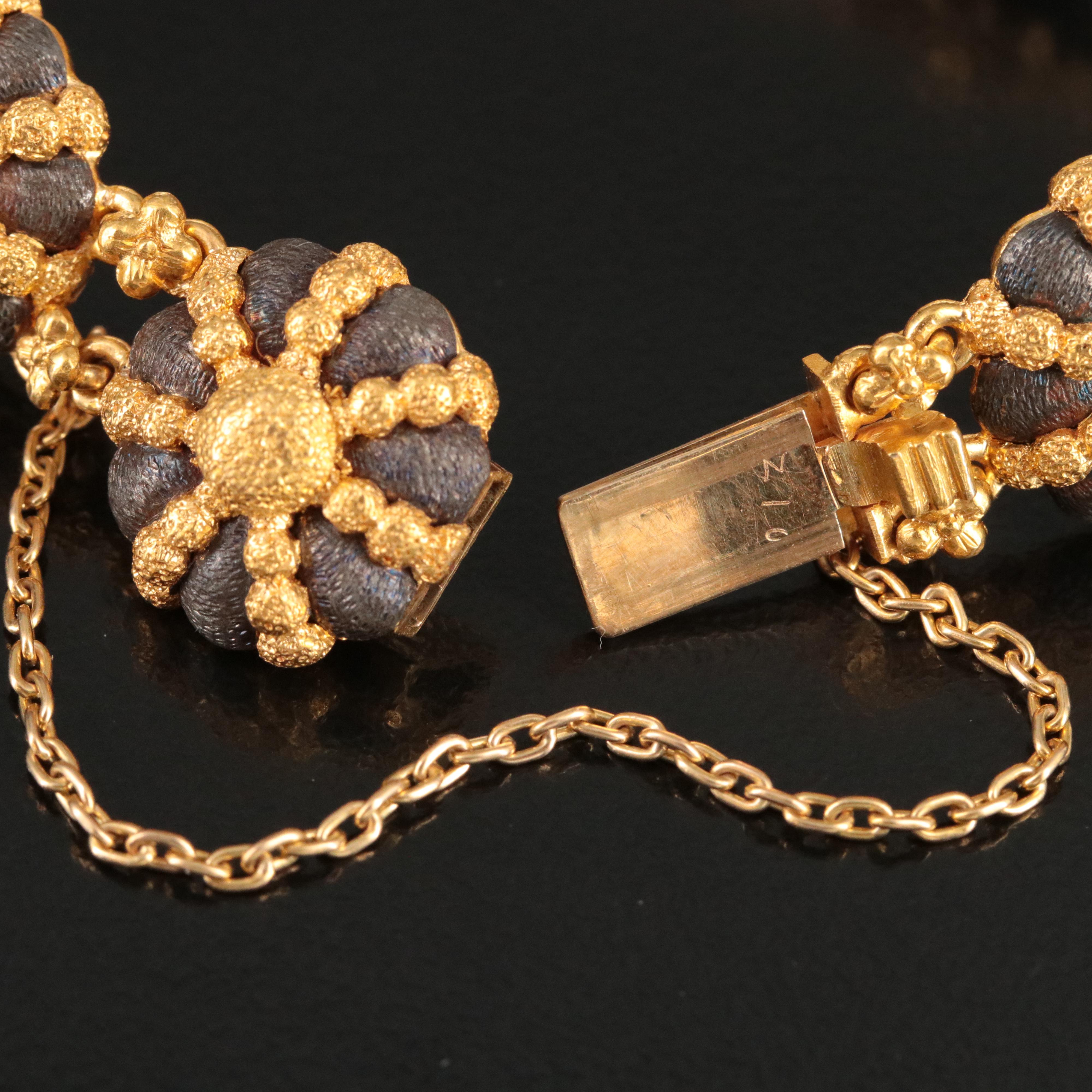 Tiffany & Co. 18K Panel Bracelet, Vintage