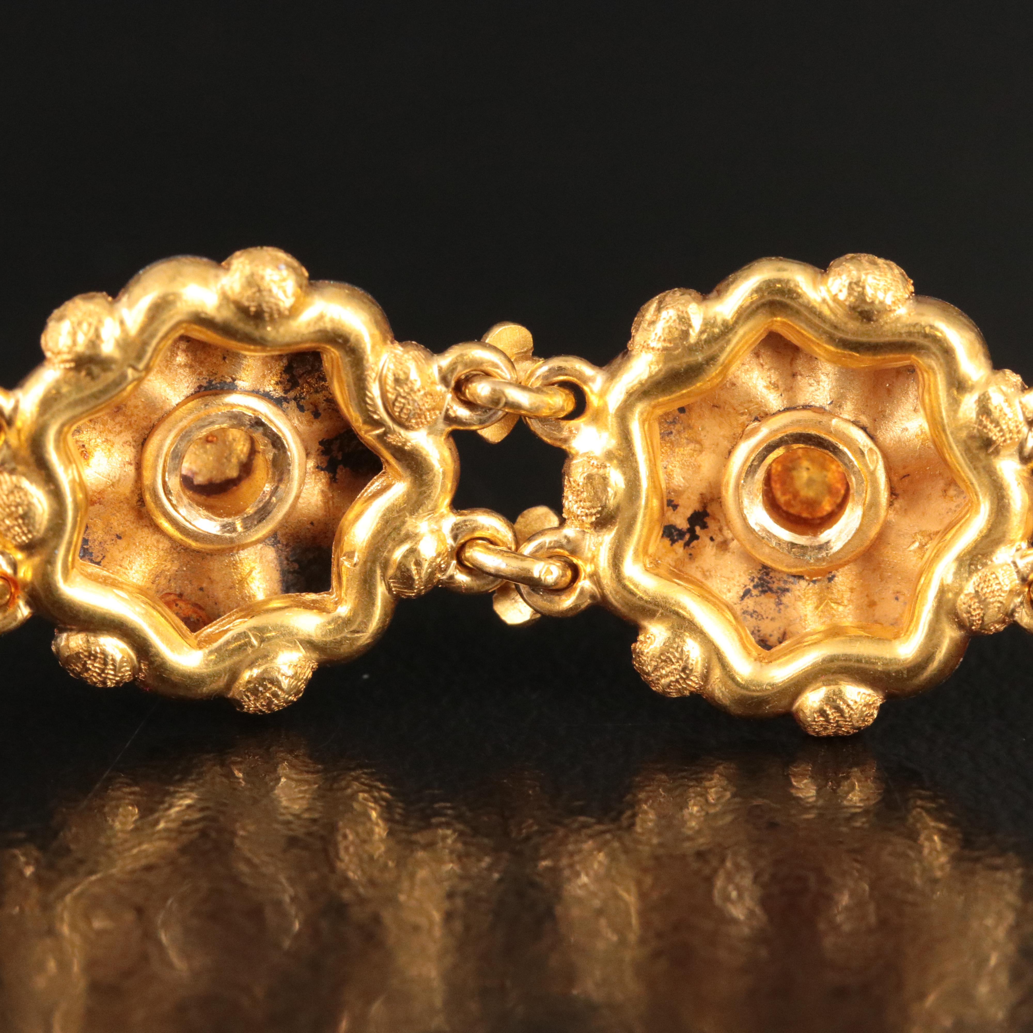 Tiffany & Co. 18K Panel Bracelet, Vintage