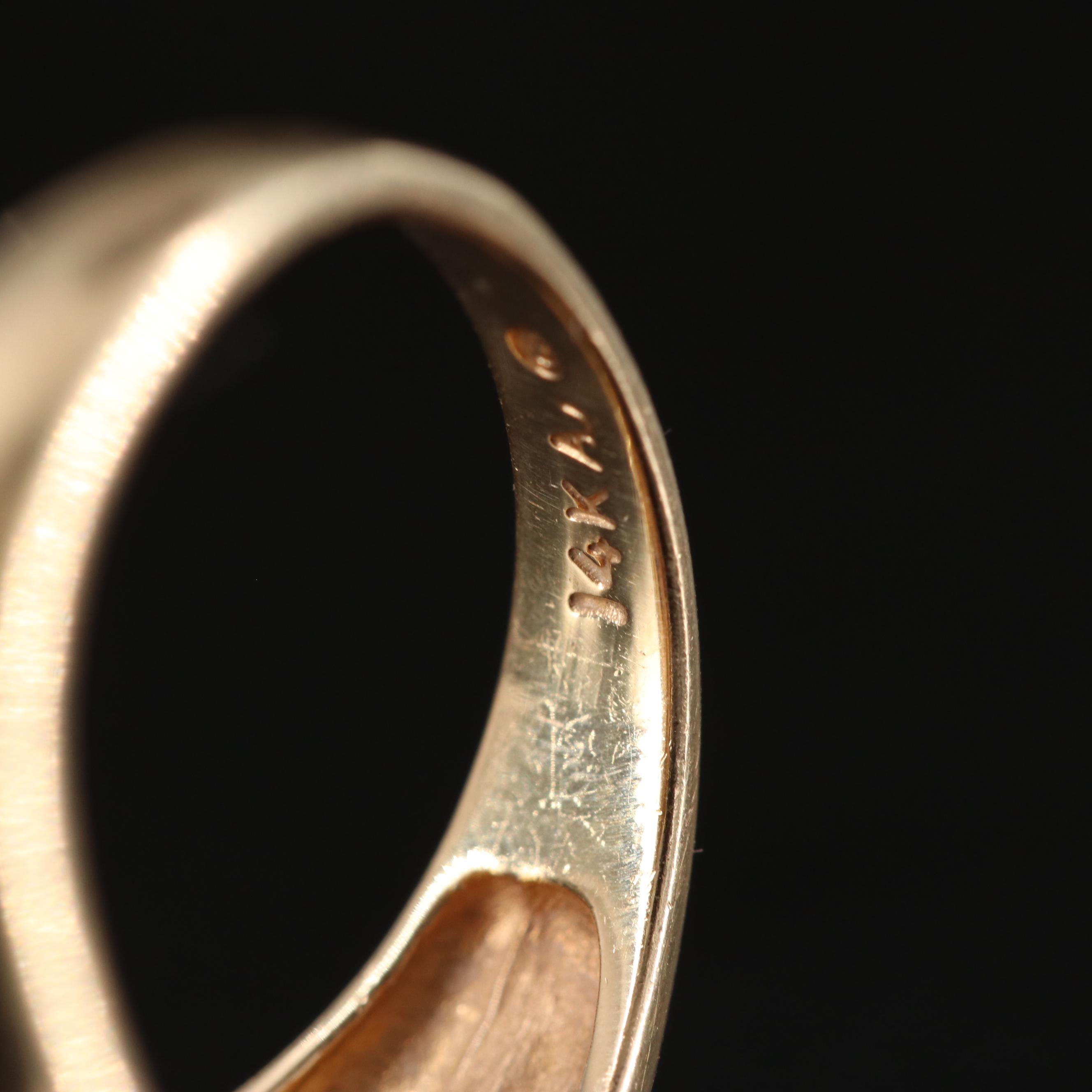 14K Ruby and Sapphire Ring