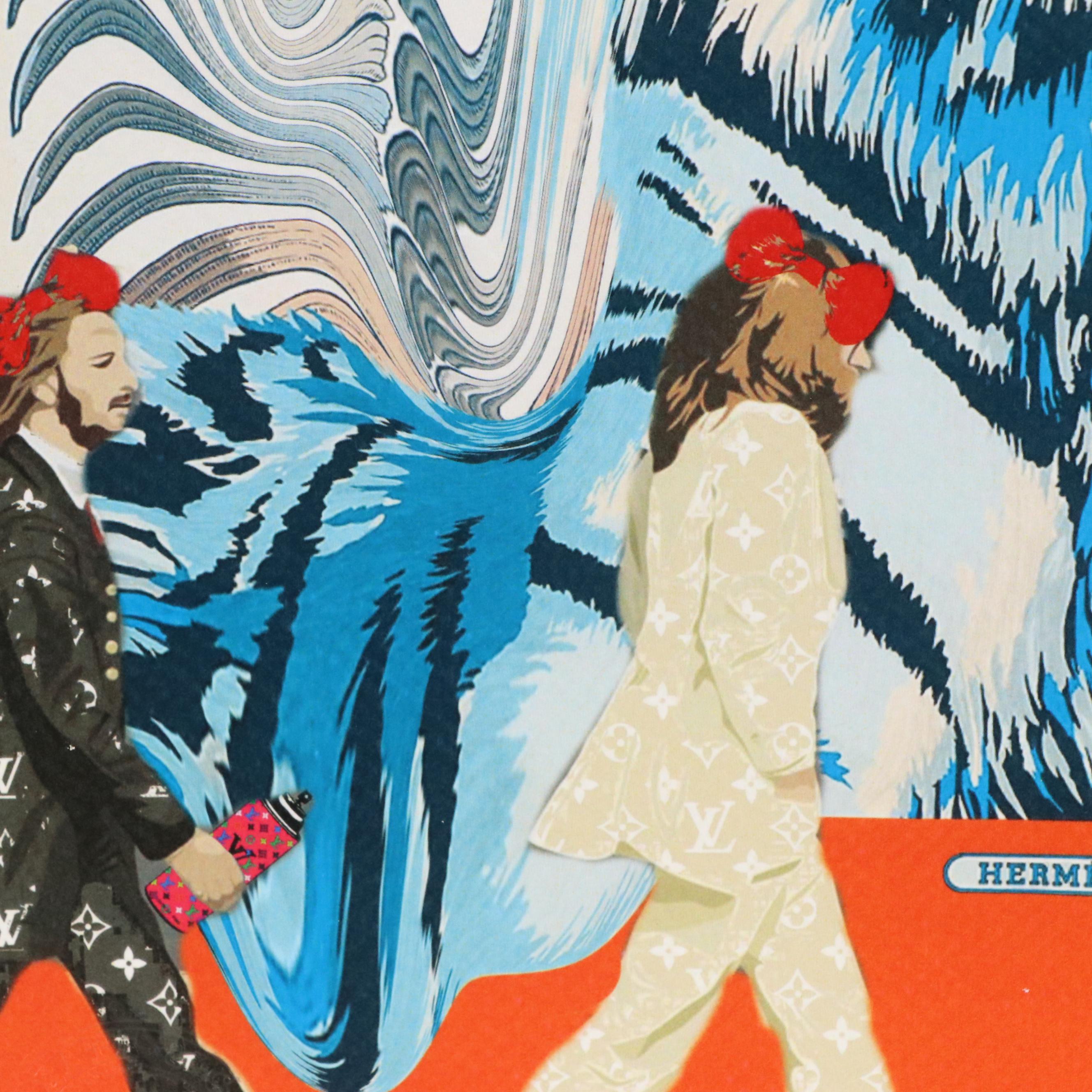 Death NYC Graphic Digital Print Featuring The Beatles, 21st Century