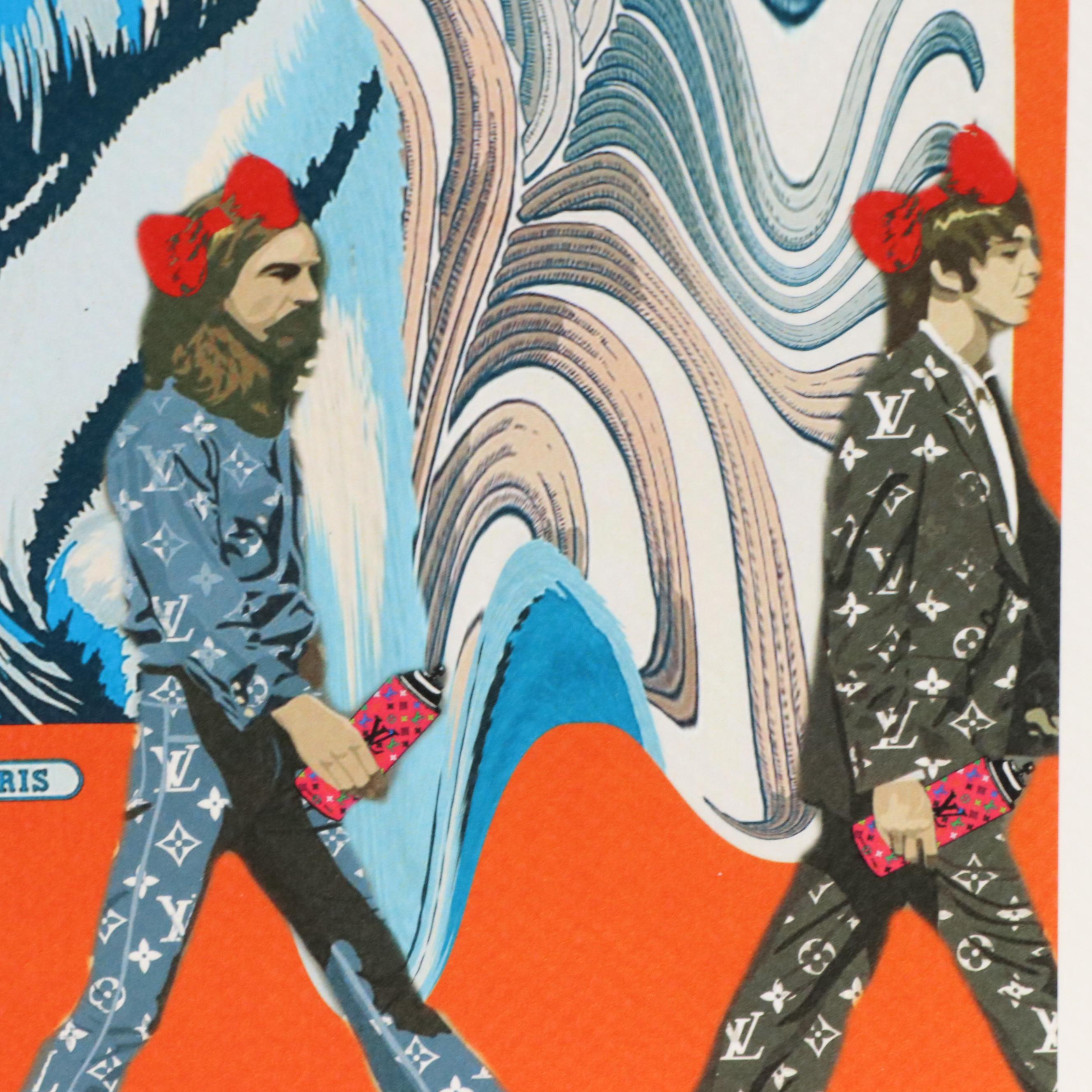 Death NYC Graphic Digital Print Featuring The Beatles, 21st Century