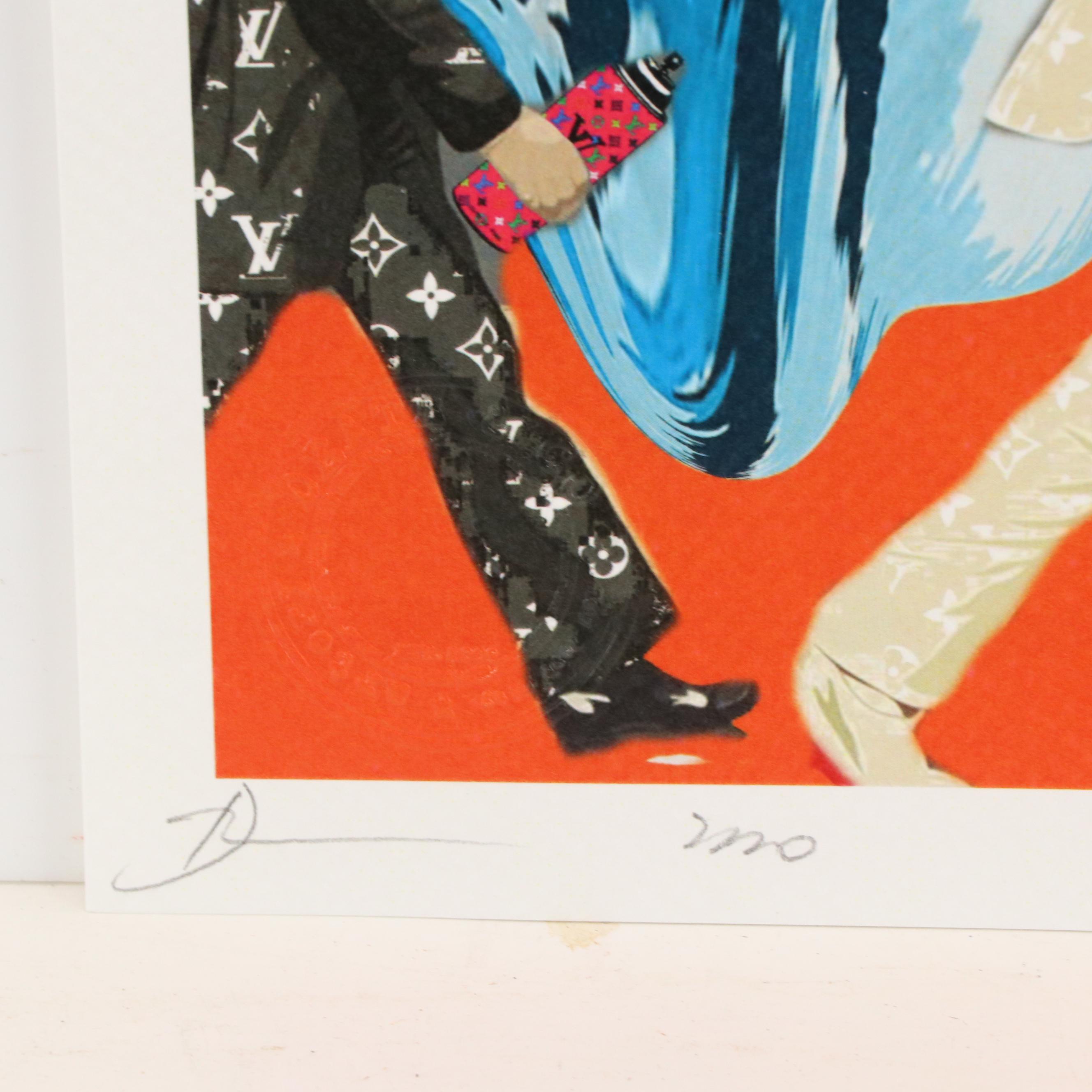 Death NYC Graphic Digital Print Featuring The Beatles, 21st Century