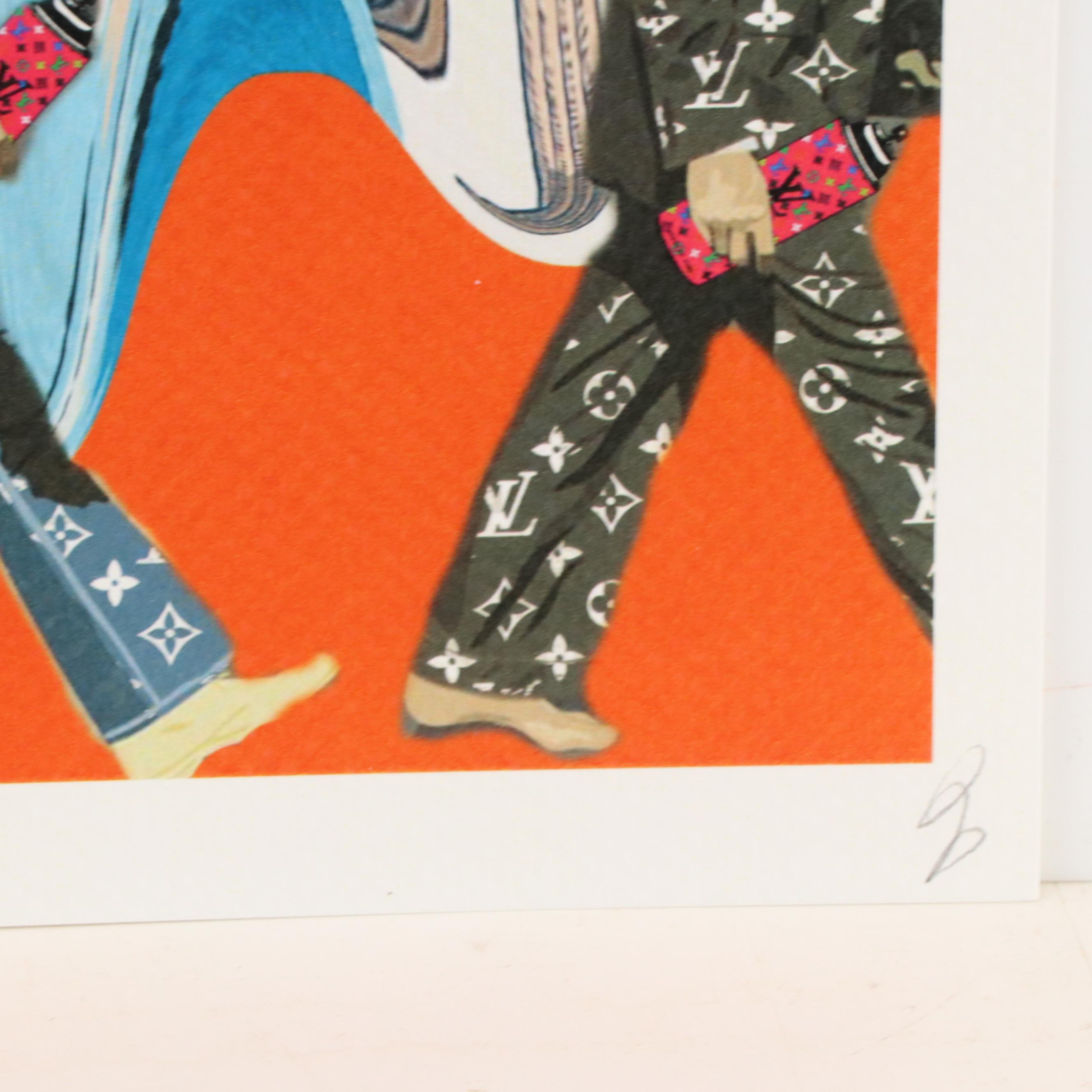 Death NYC Graphic Digital Print Featuring The Beatles, 21st Century