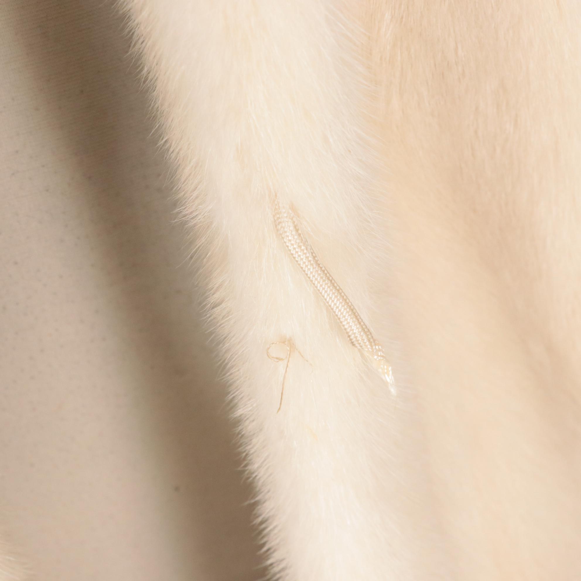 Natural Cross Mink Fur Coat from The Minerva Collection by Evans