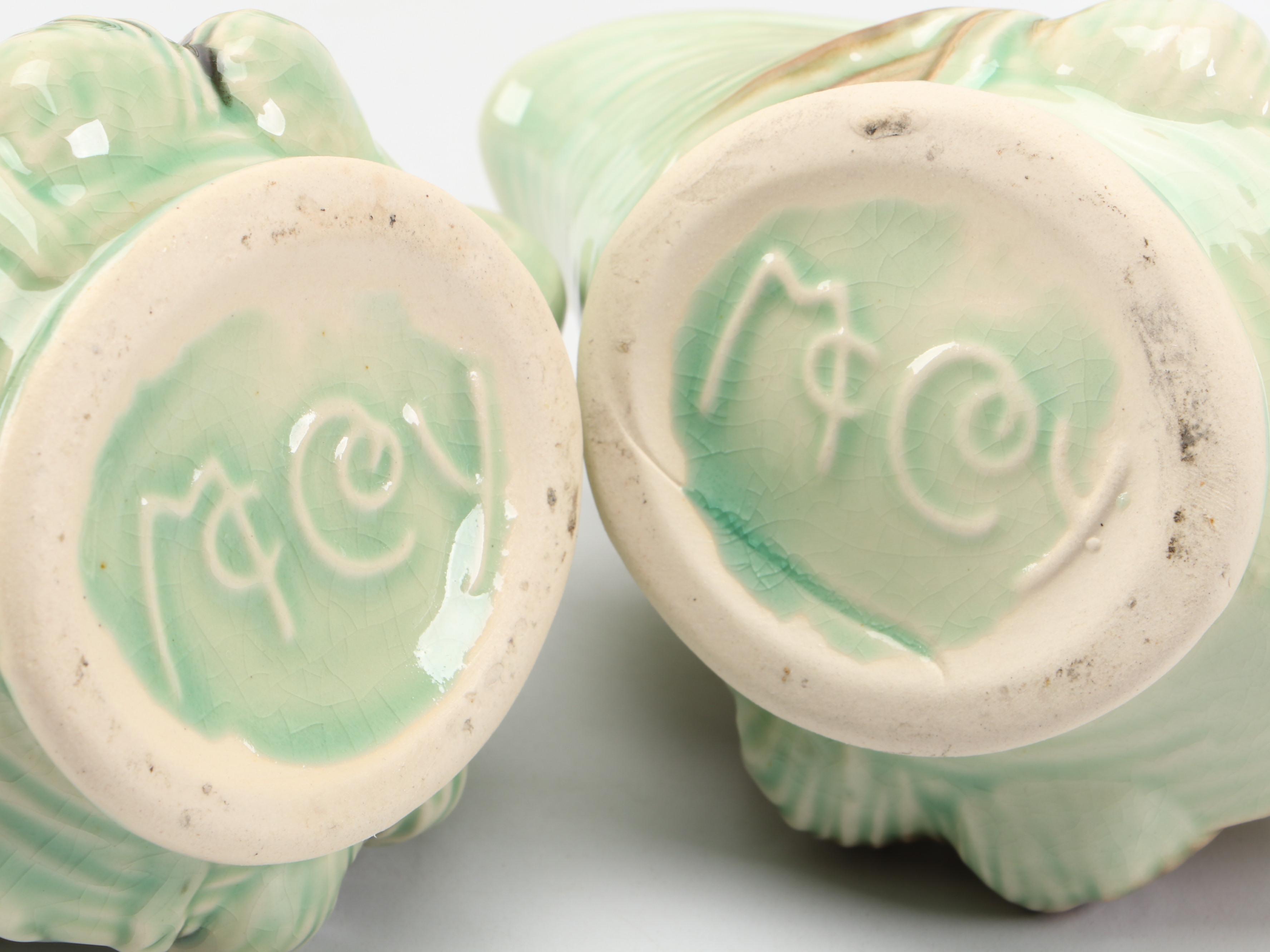 McCoy Pottery "Pine Cone" Tea Set, 1940s