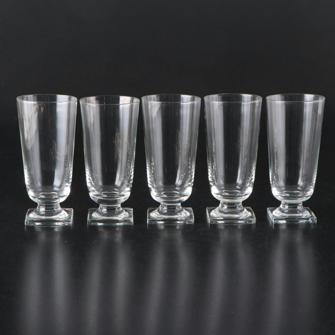 Square Footed Water Goblets | Everything But The House