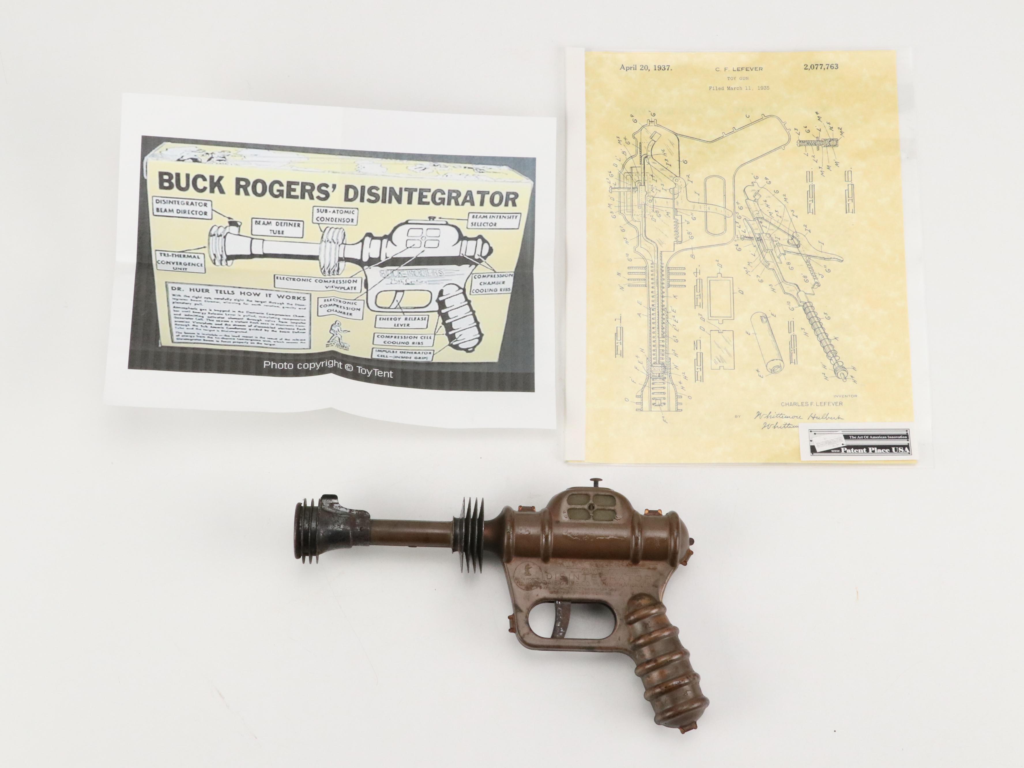 "Buck Rogers Disintegrator" Toy Ray Gun