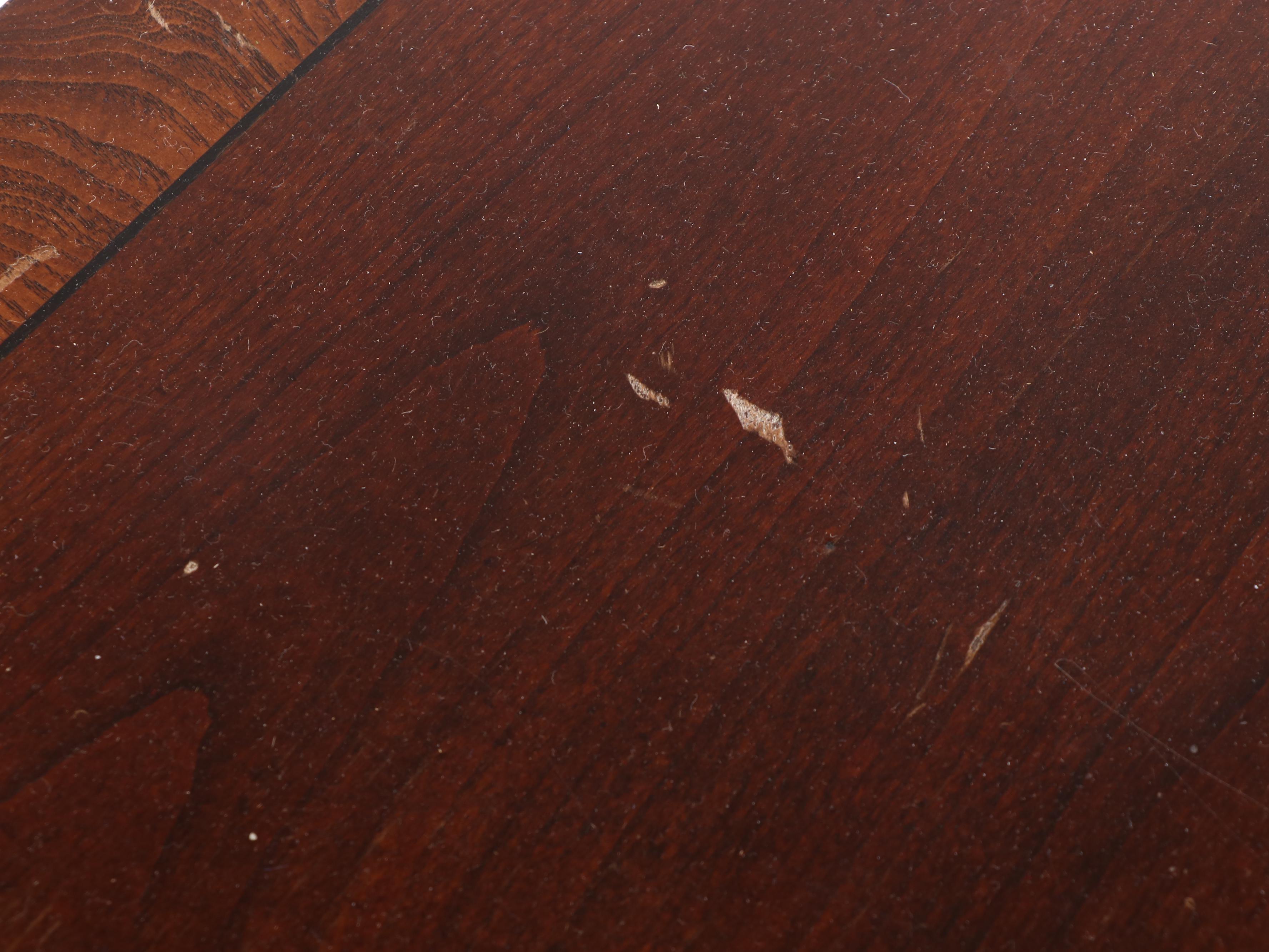 Pair of Ethan Allen Louis Philippe Style Cherrywood & Elm Two-Drawer Nightstands