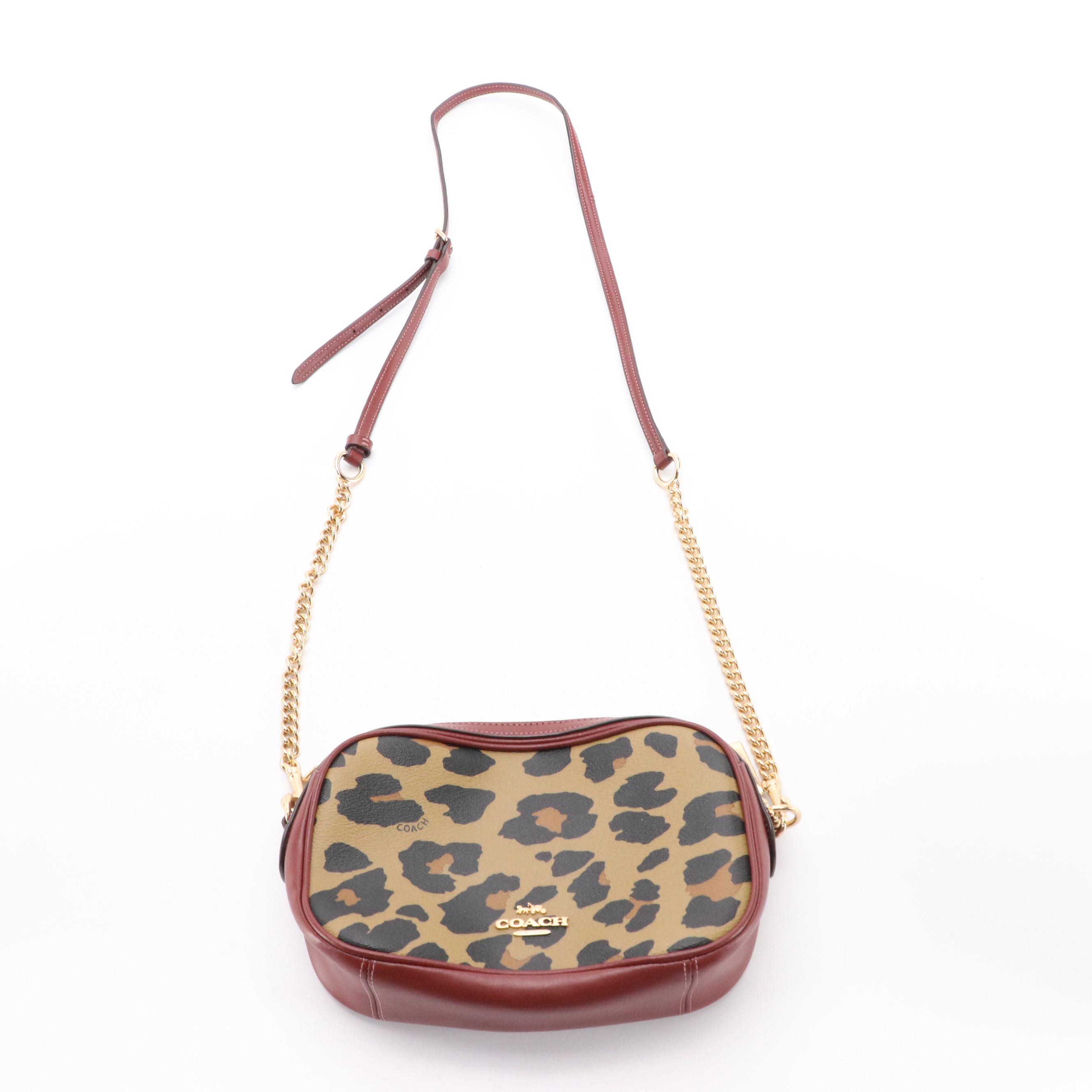 Coach Kristin N/S Spectator Shoulder Bag in Purple Leather & Isla Crossbody Bag