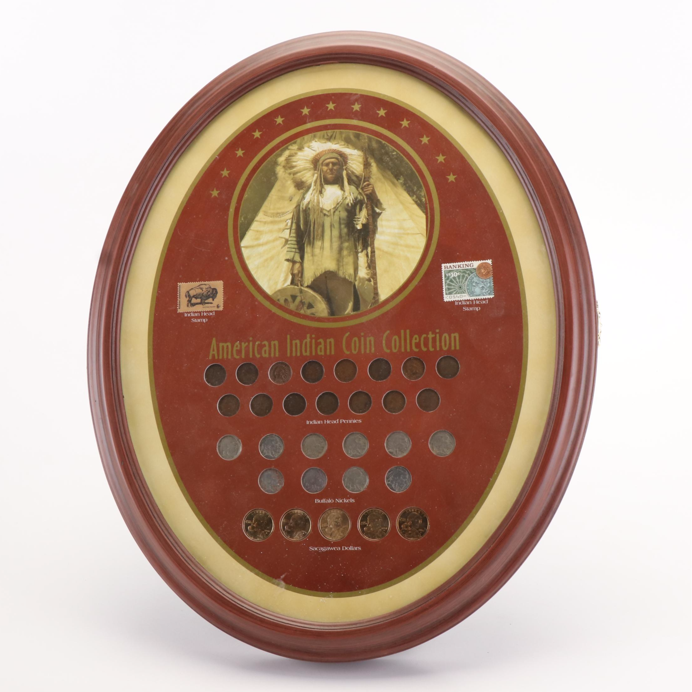 "American Indian Coin Collection" Framed Set