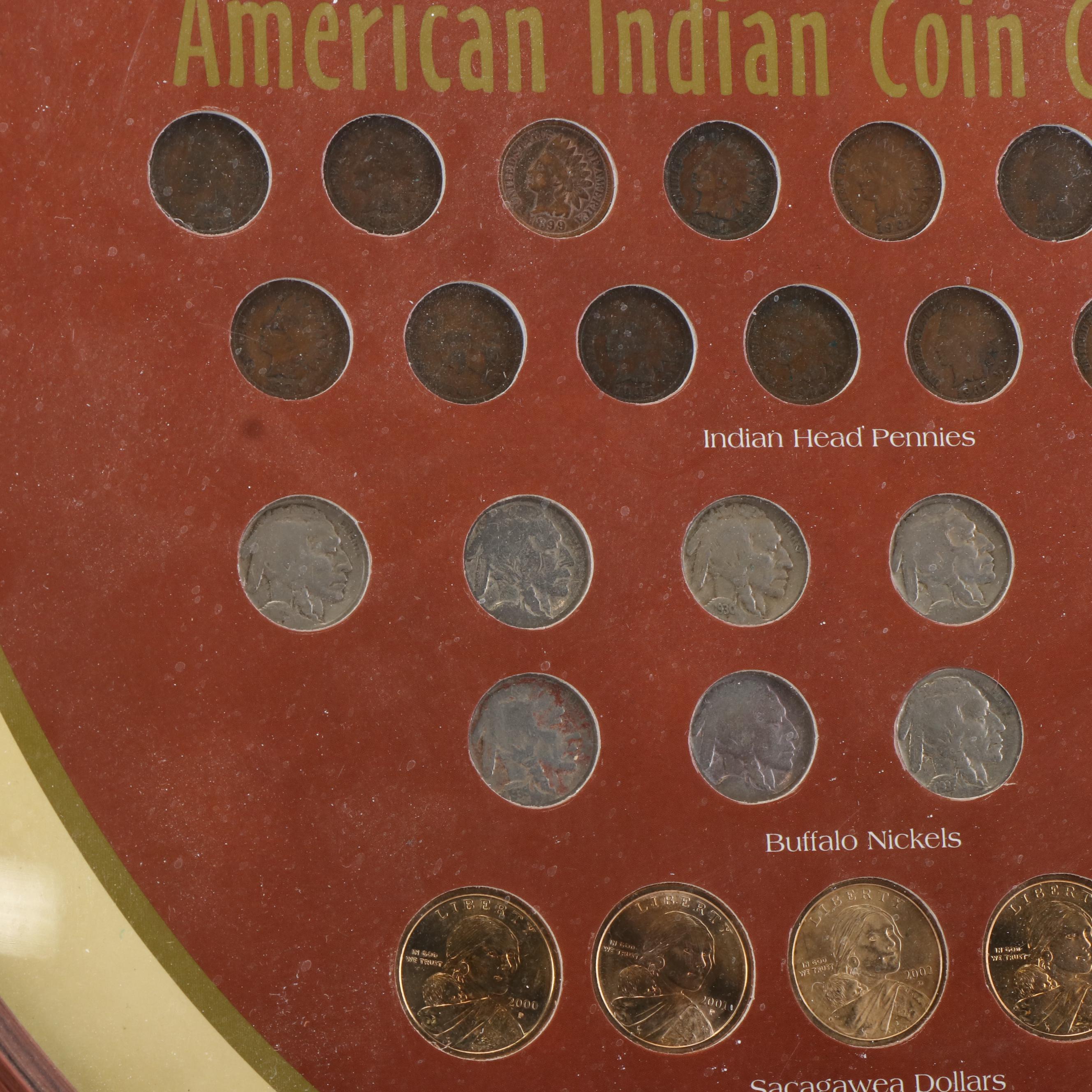 "American Indian Coin Collection" Framed Set
