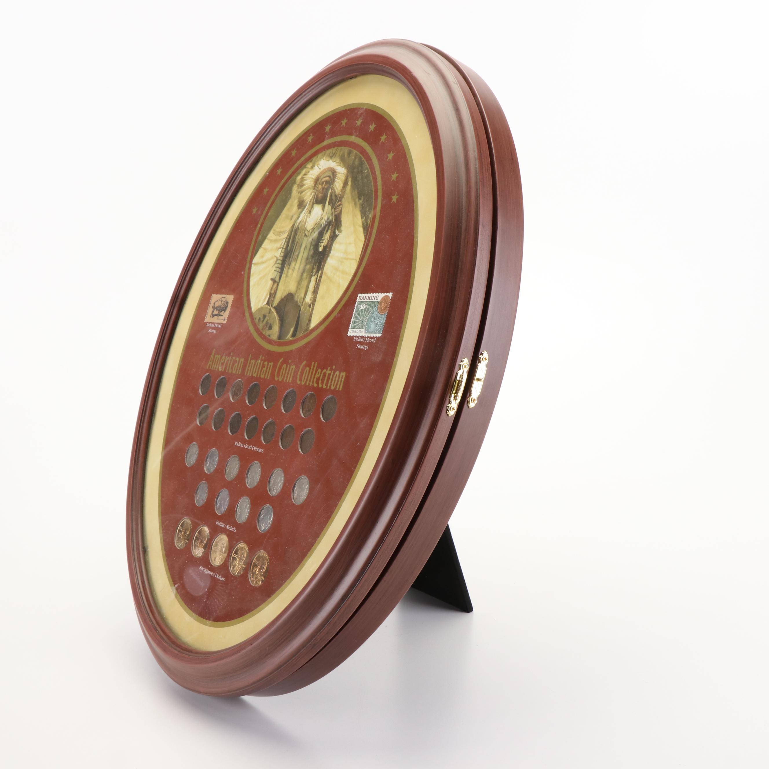 "American Indian Coin Collection" Framed Set