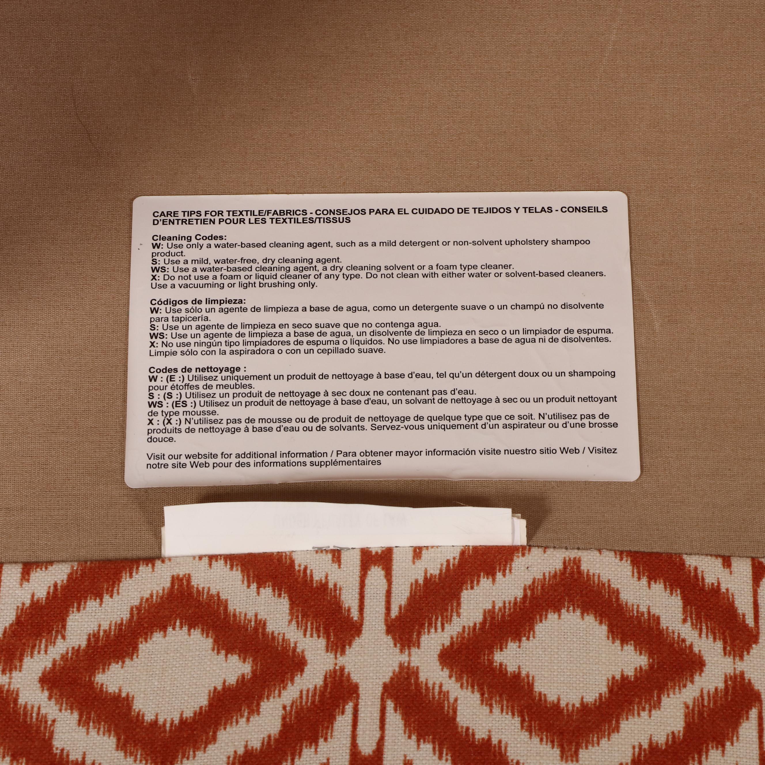 Pair of Art Deco Style Upholstered Barrel-Back Chairs