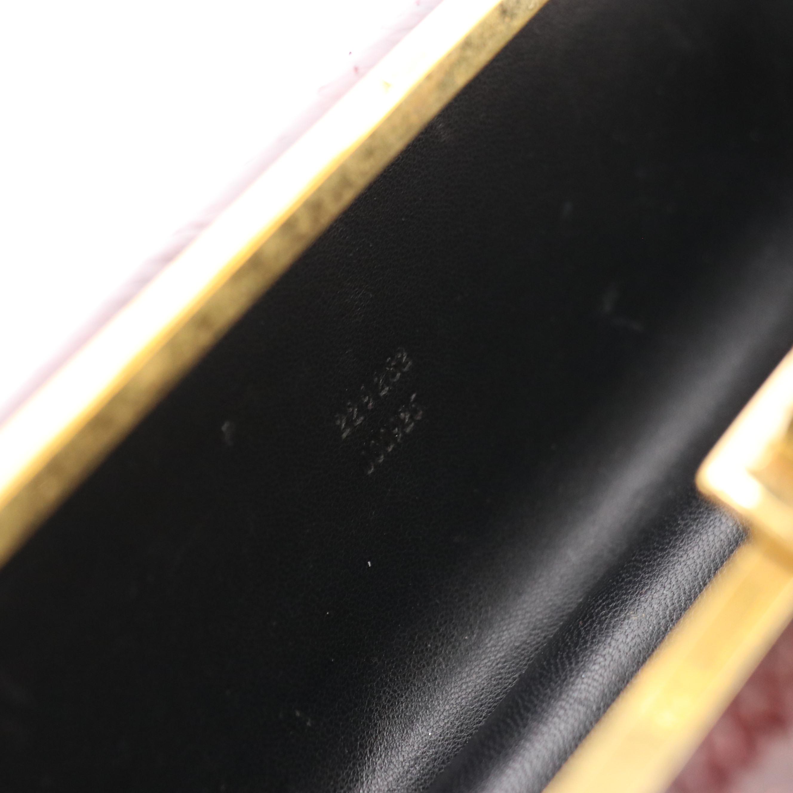 Alexander McQueen Skull/Crystal Snakeskin Knuckle Clutch