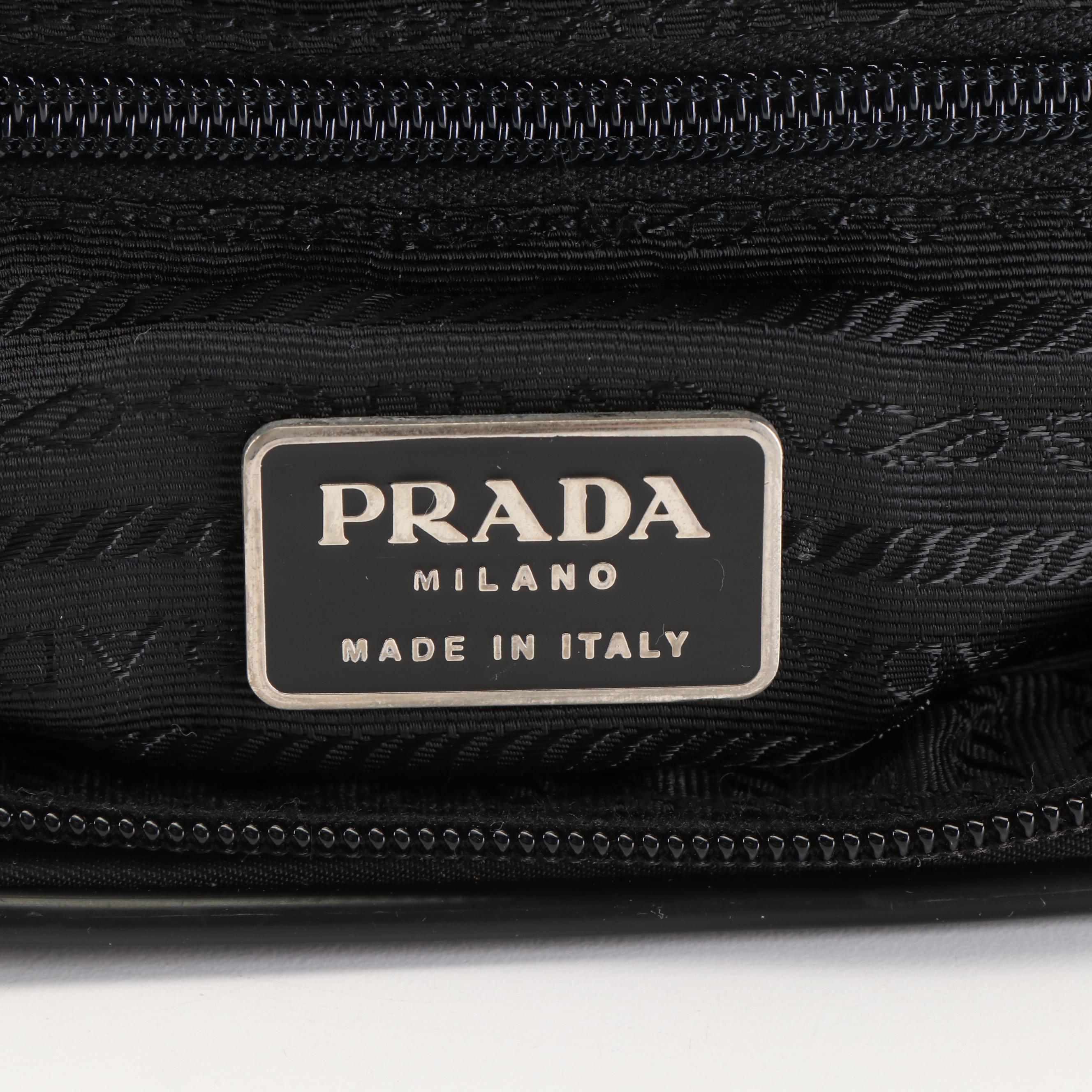 Prada Crossbody Bag in Black Tessuto Nylon