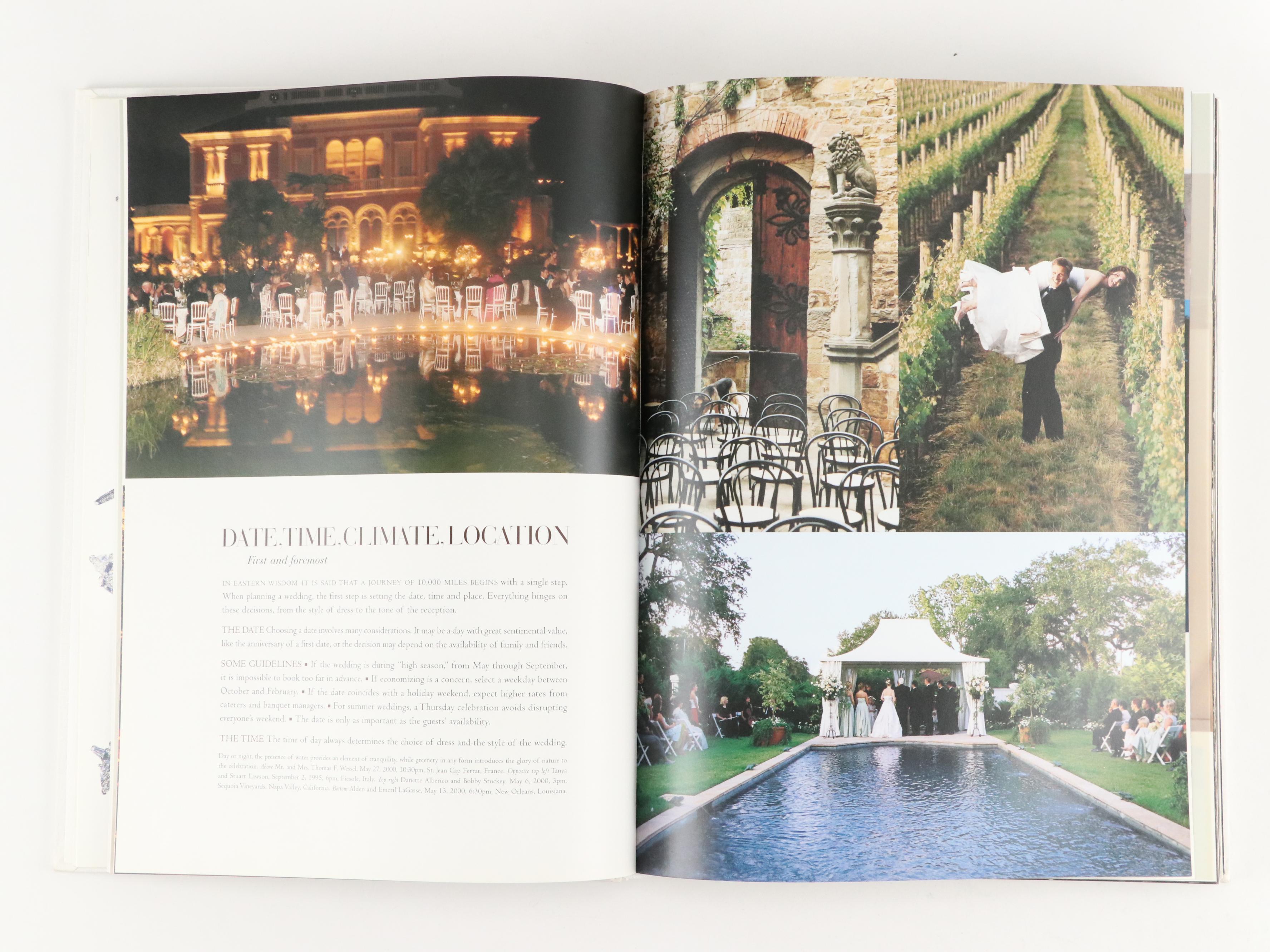 "The Tiffany Wedding" with Signed "Vera Wang on Weddings" and "Legendary Brides"