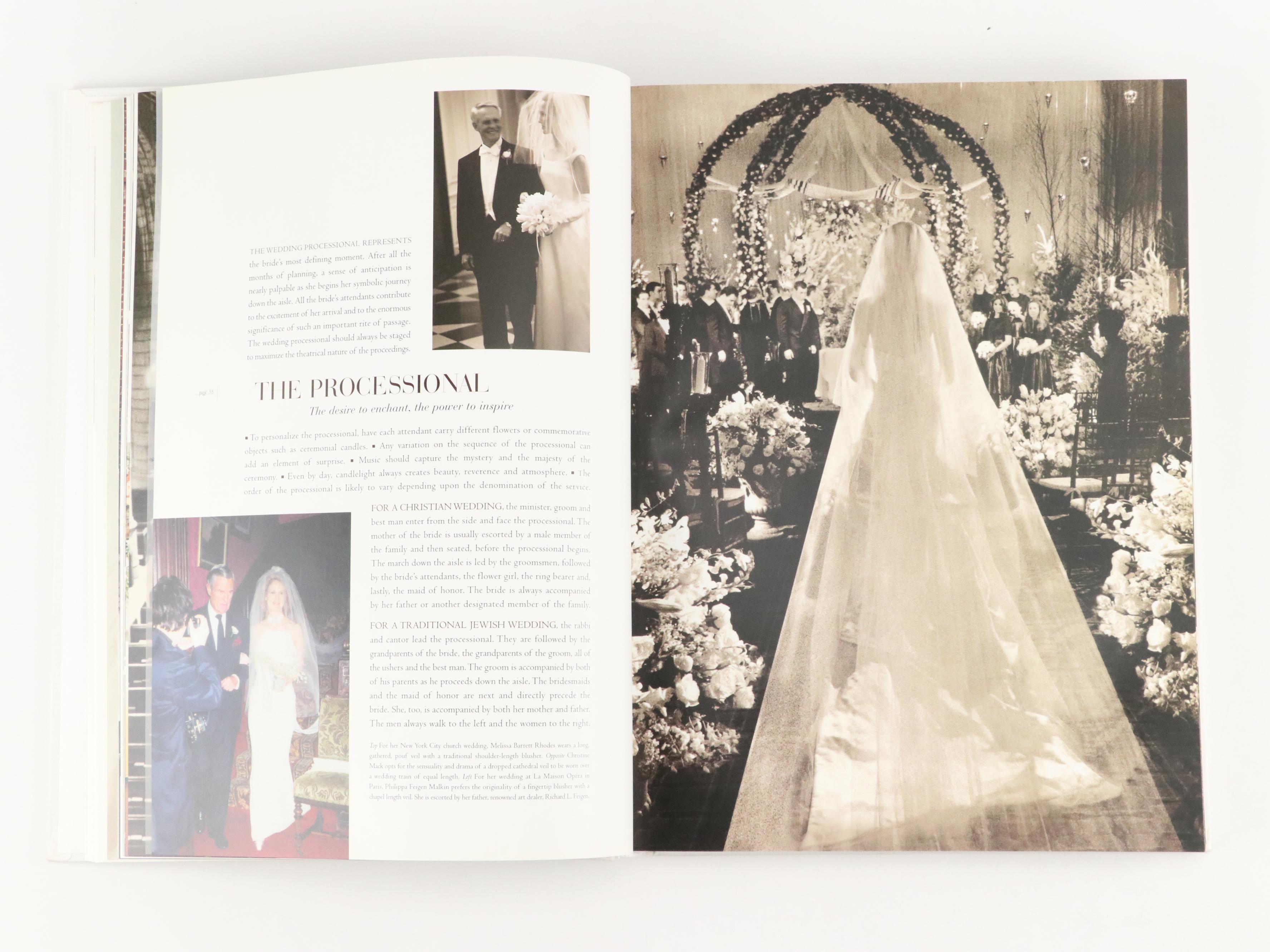 "The Tiffany Wedding" with Signed "Vera Wang on Weddings" and "Legendary Brides"