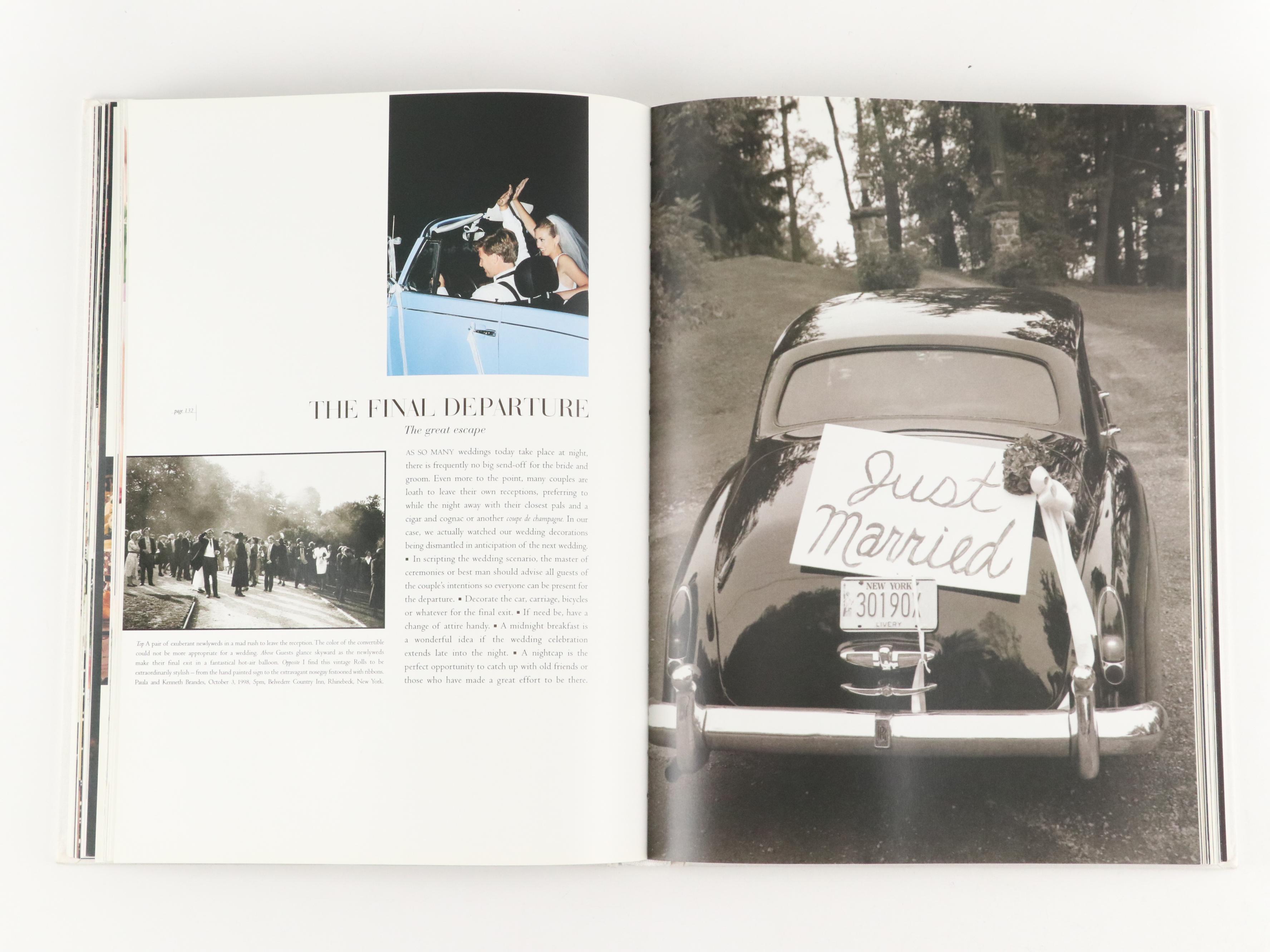 "The Tiffany Wedding" with Signed "Vera Wang on Weddings" and "Legendary Brides"