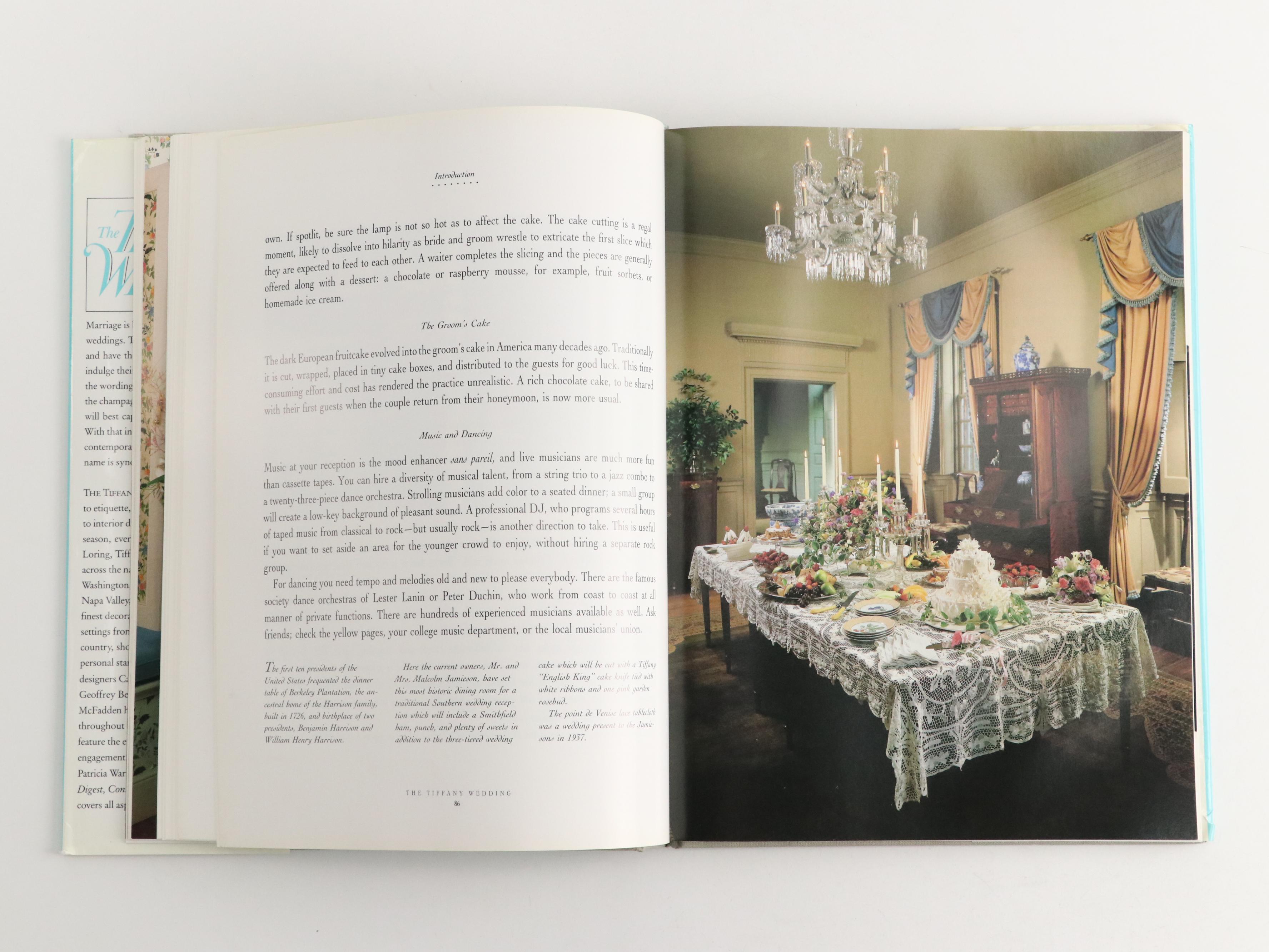 "The Tiffany Wedding" with Signed "Vera Wang on Weddings" and "Legendary Brides"