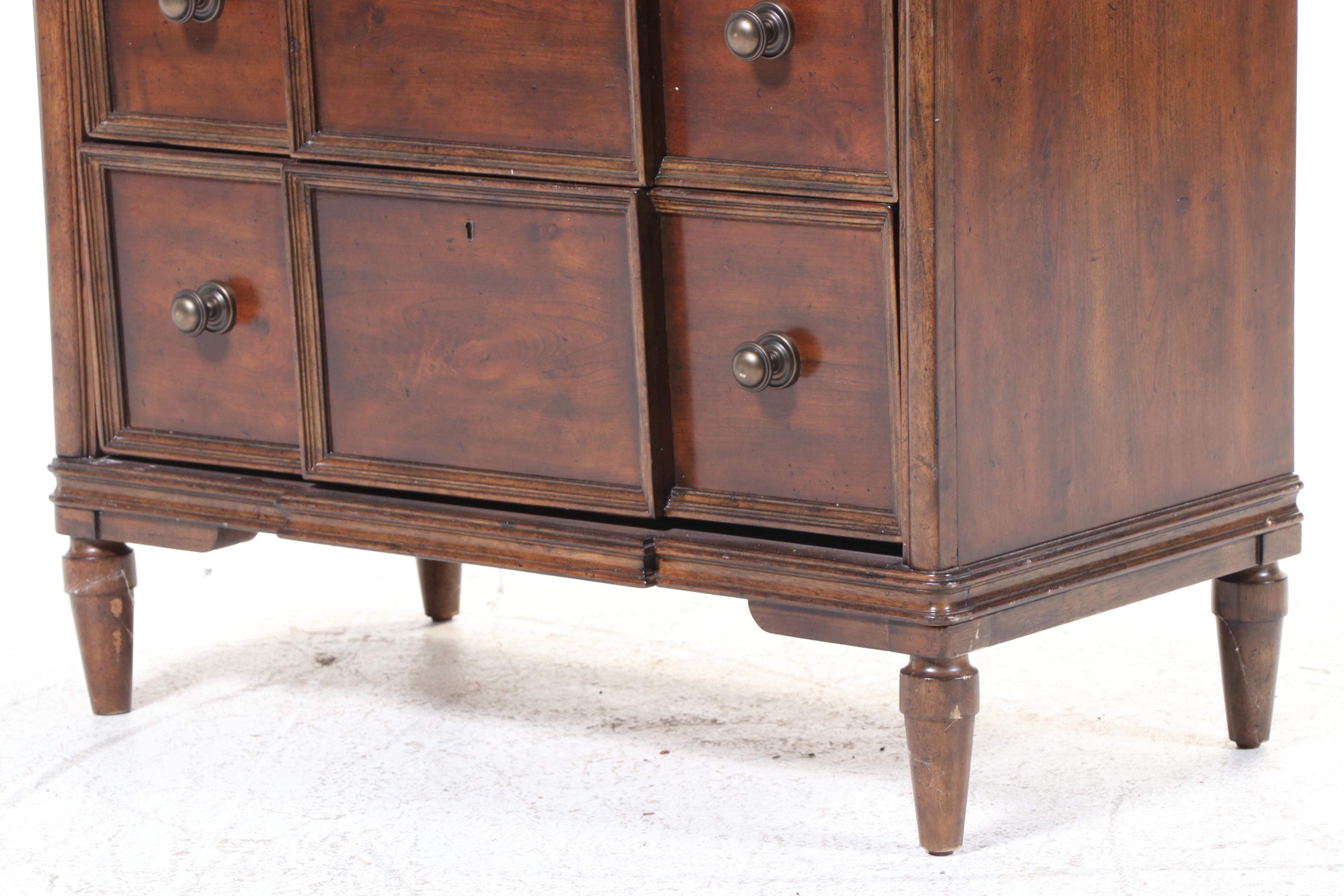 Stanley Furniture "Vintage Collection" Cherrywood-Veneered Five-Drawer Chest