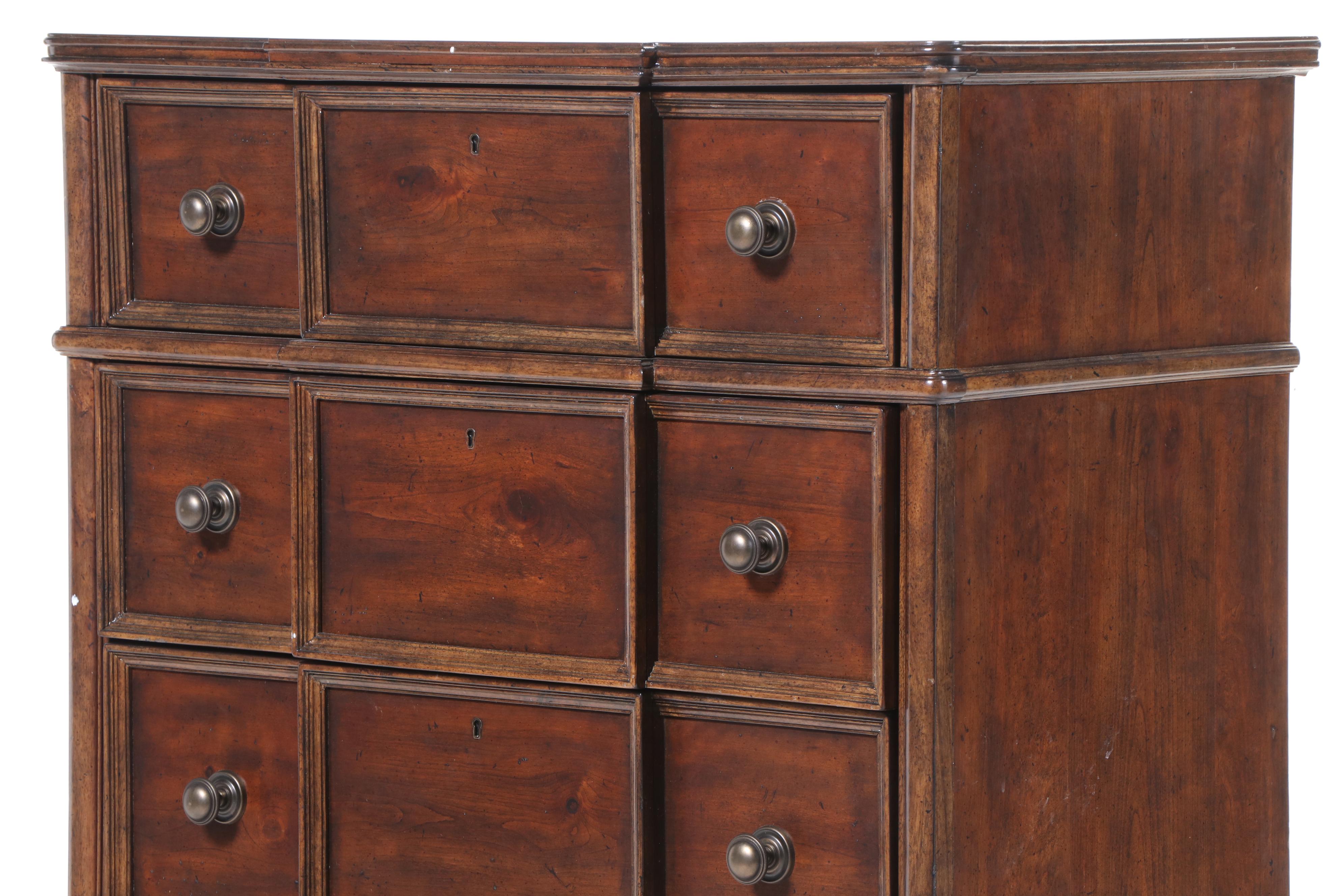 Stanley Furniture "Vintage Collection" Cherrywood-Veneered Five-Drawer Chest