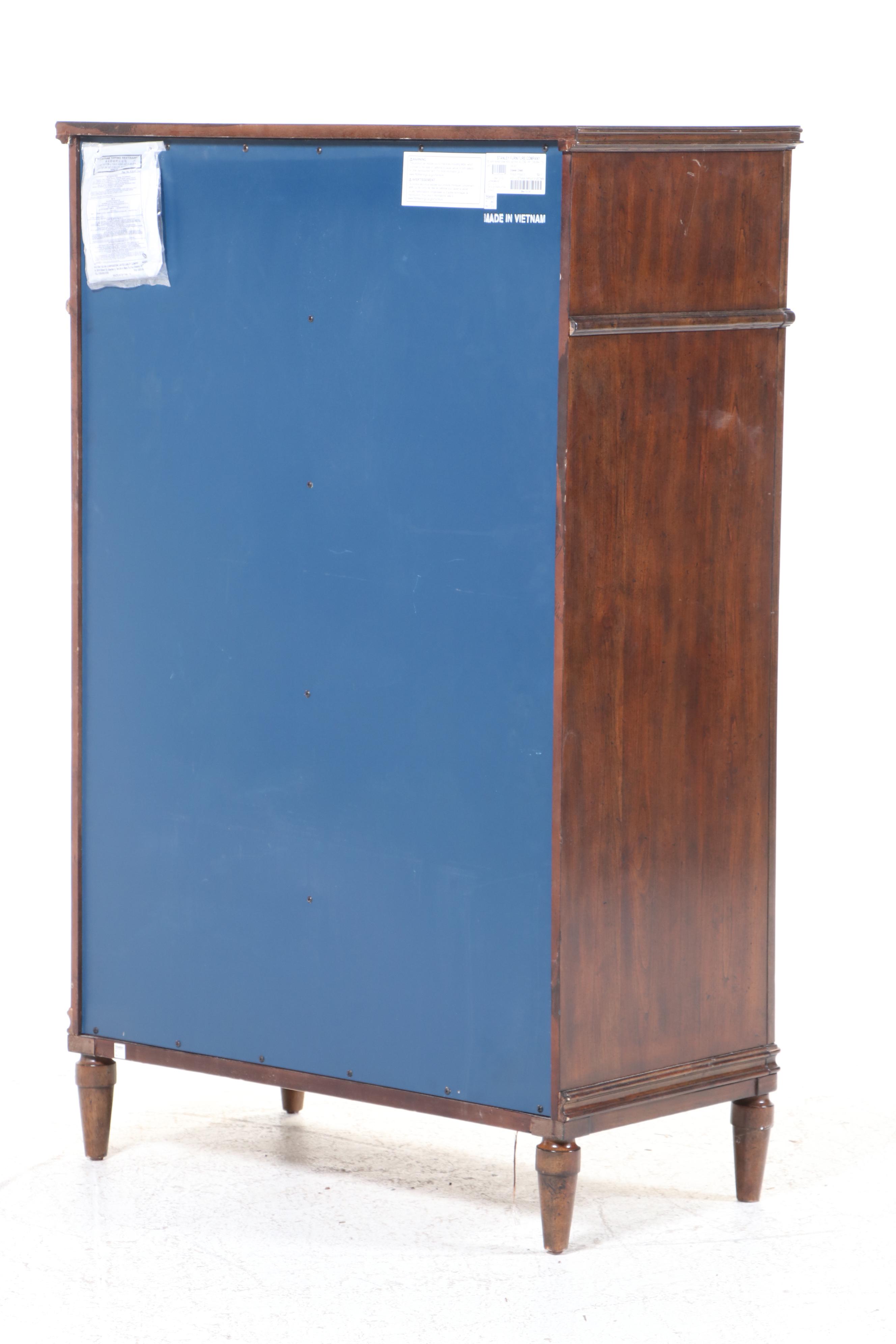 Stanley Furniture "Vintage Collection" Cherrywood-Veneered Five-Drawer Chest