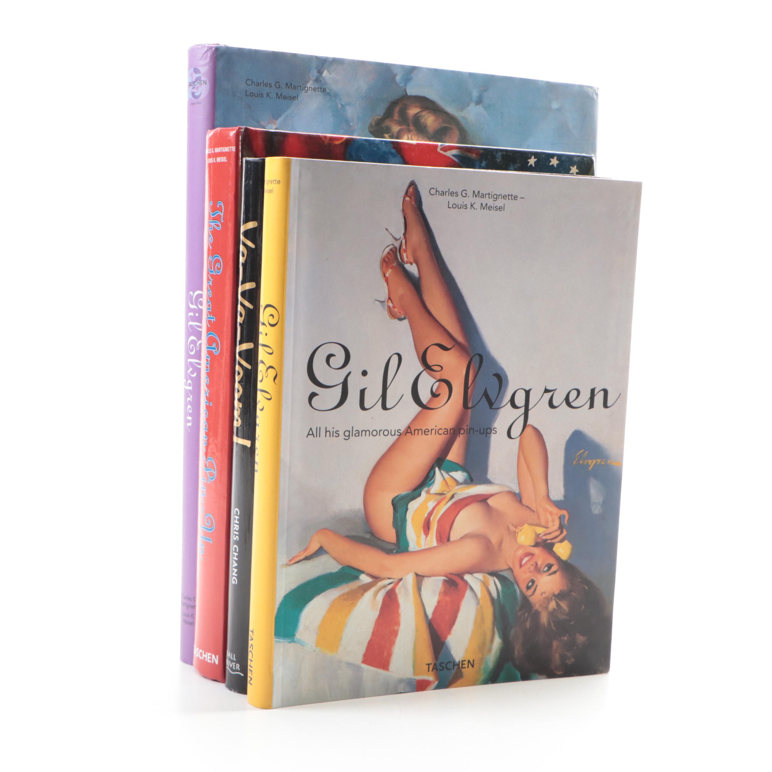"The Great American Pin-Up" by Martignette and Meisel with More Pin-Up Books