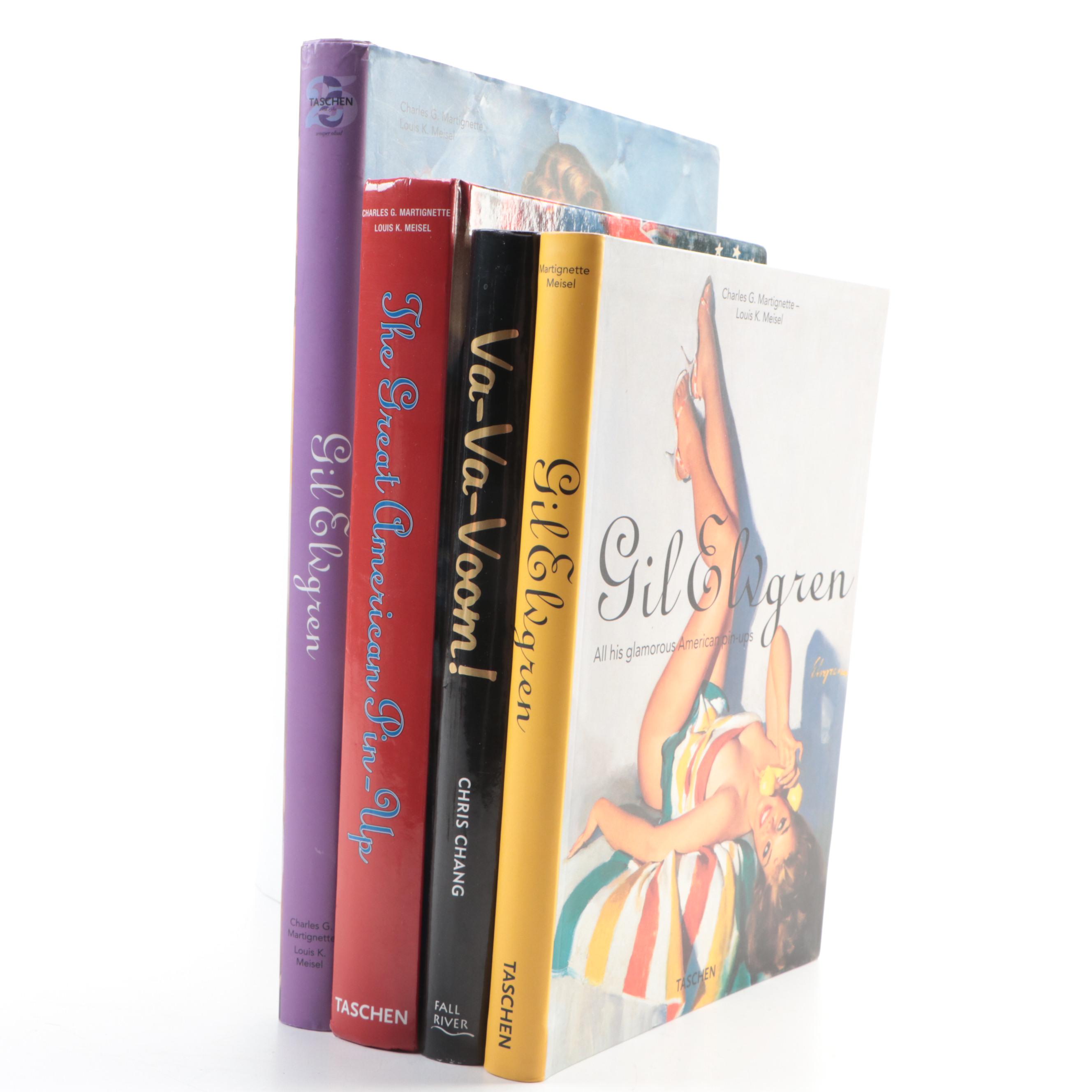 "The Great American Pin-Up" by Martignette and Meisel with More Pin-Up Books