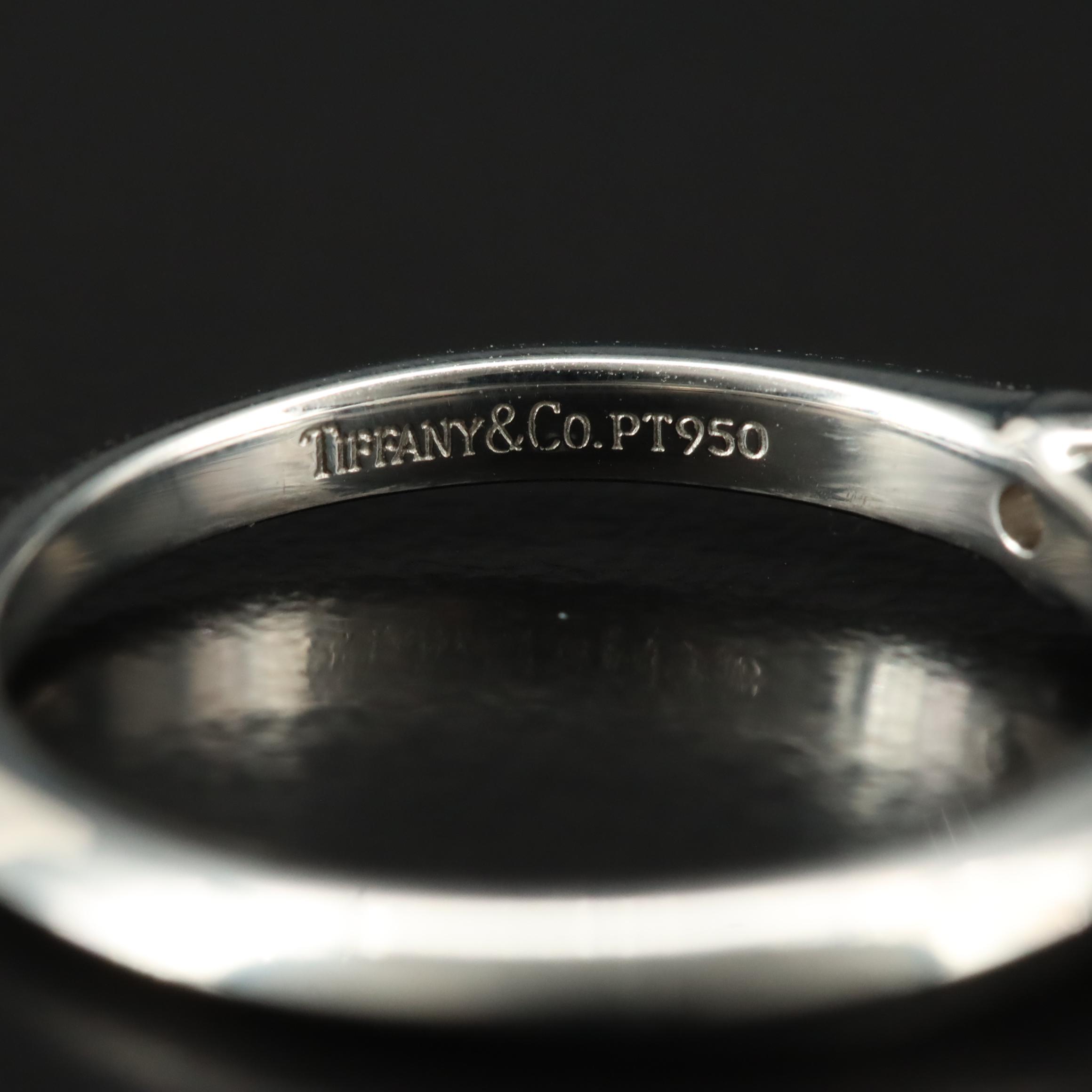 Tiffany & Co. Tiffany Setting Platinum Diamond Solitaire Ring