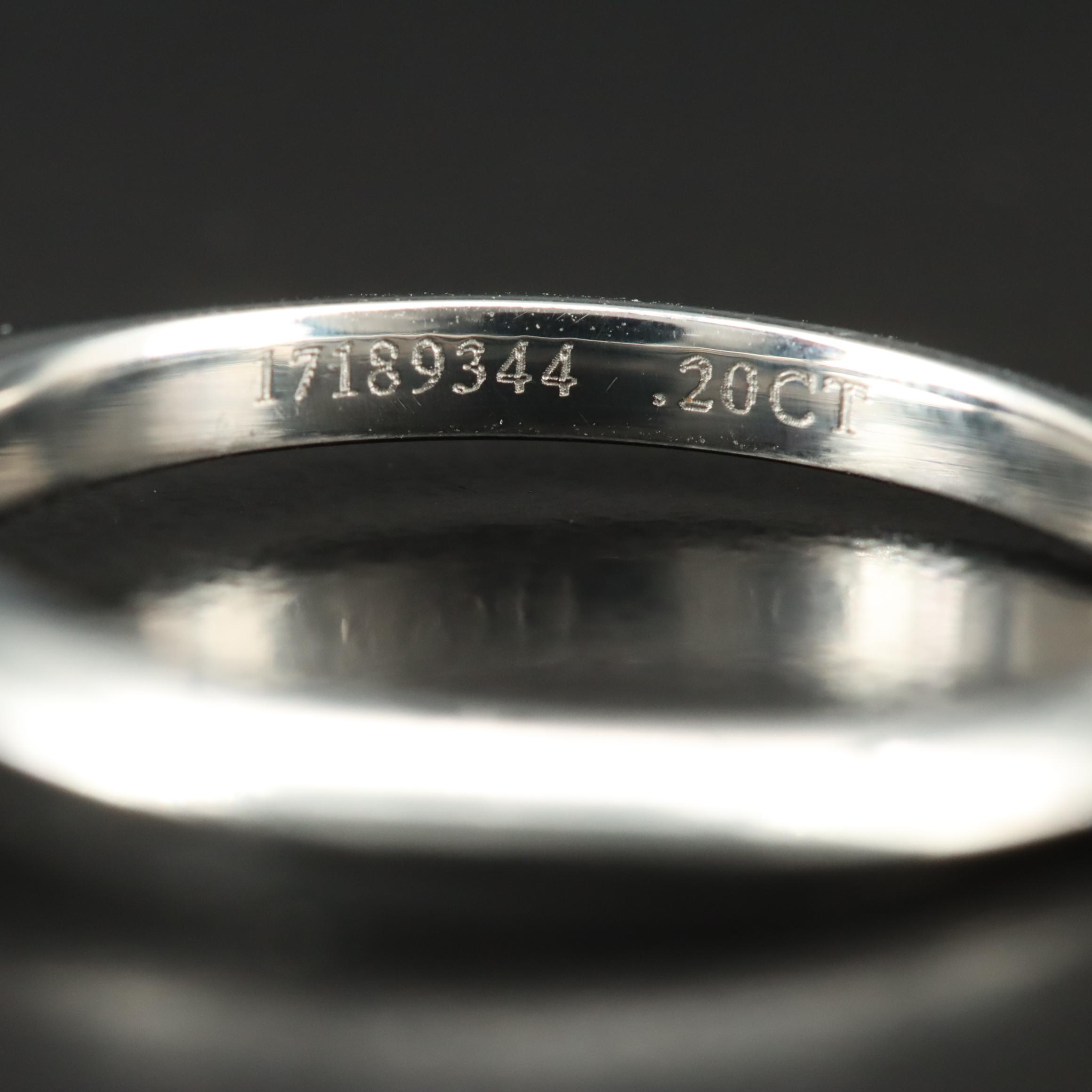 Tiffany & Co. Tiffany Setting Platinum Diamond Solitaire Ring