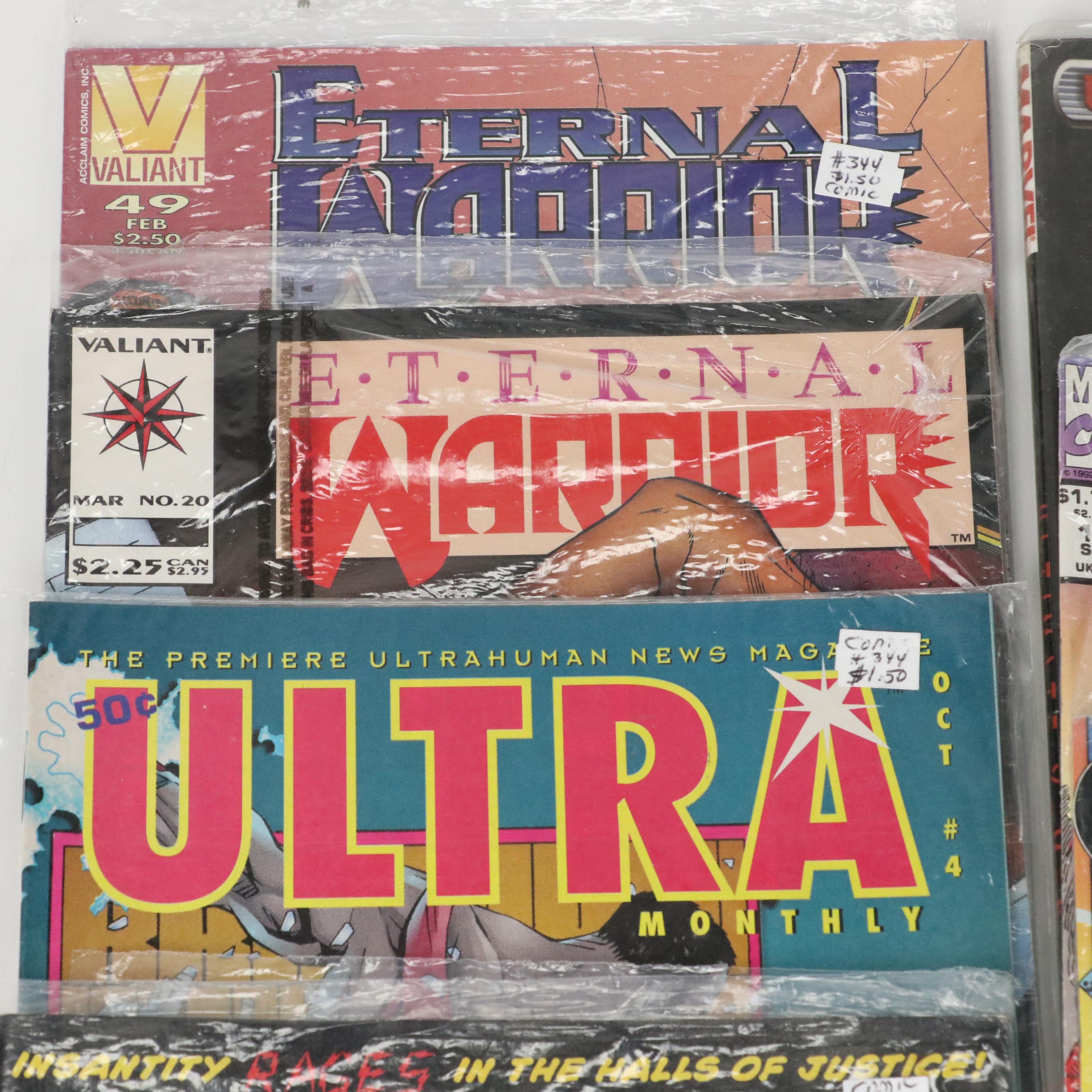 Modern Age Comic Books Featuring "Eternal Warrior," "Robin," "Dead Again," More