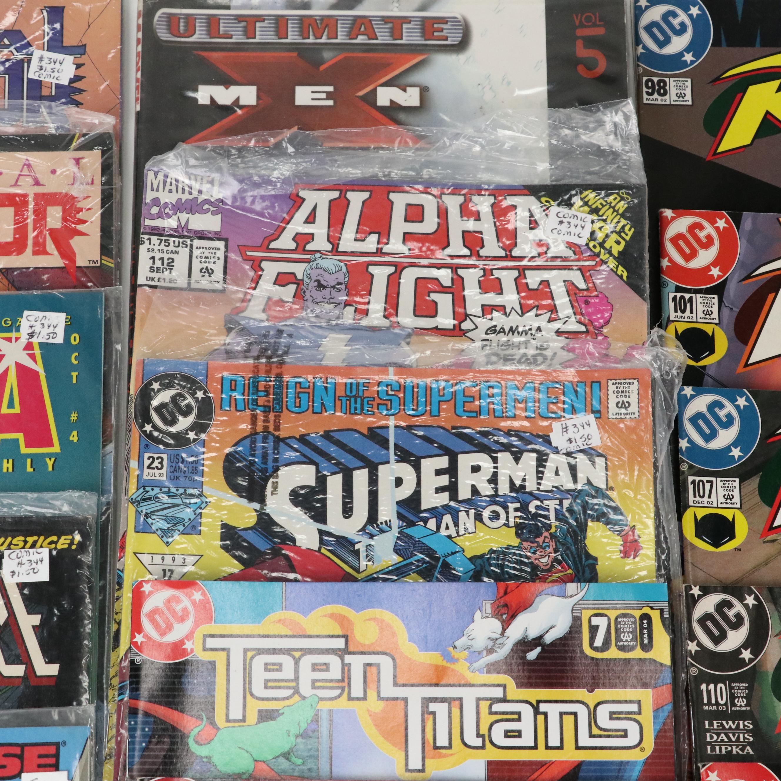 Modern Age Comic Books Featuring "Eternal Warrior," "Robin," "Dead Again," More